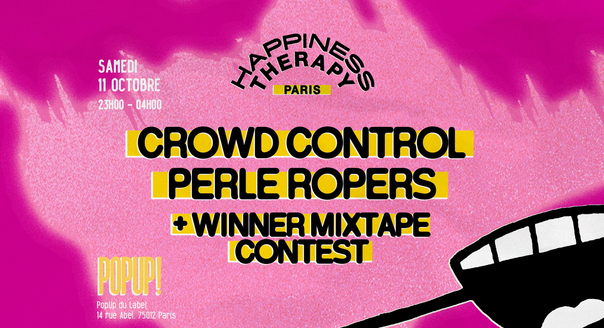 Happiness Therapy : Crowd Control, Perle Ropers & More