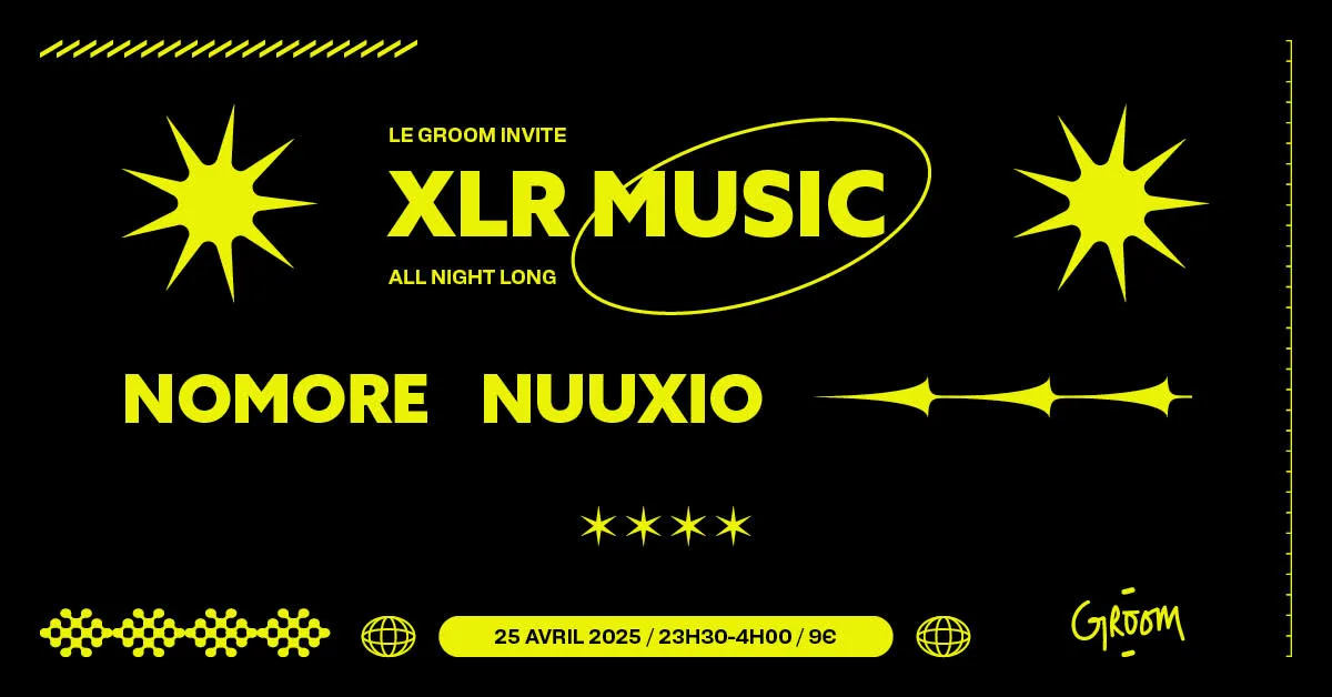 Groom Invite Xlr Music :  Nomore & Nuuxio
