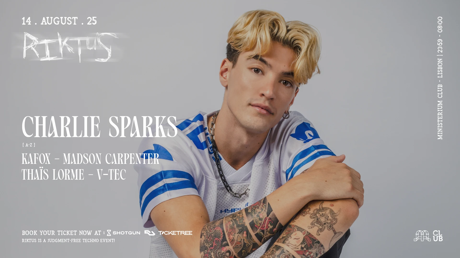 Riktus With Charlie Sparks (Teletech/Uk) & More