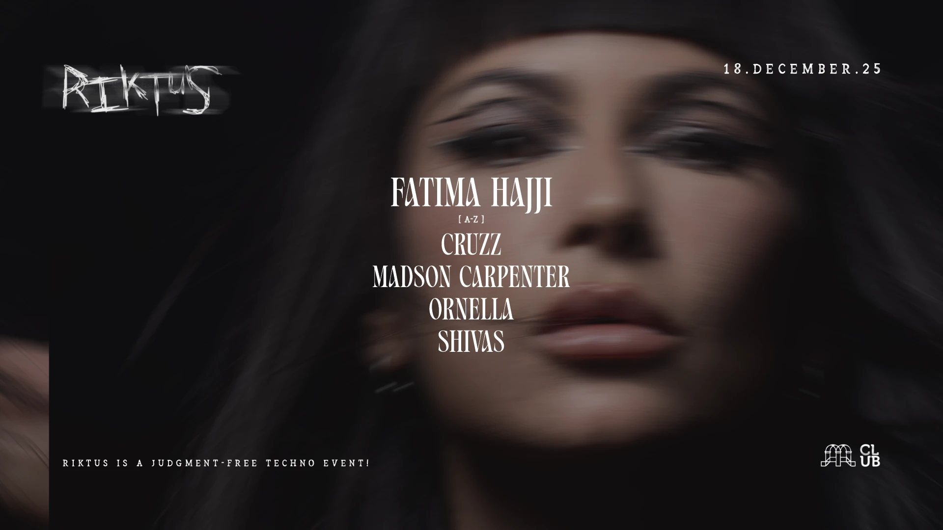 (Sold-Out) Riktus With Fatima Hajji