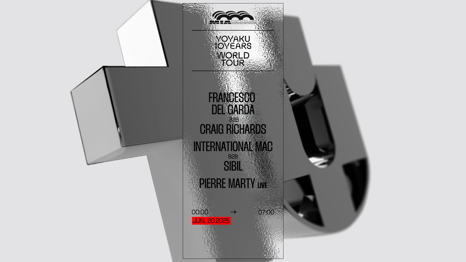 Yoyaku : Francesco Del Garda B2b Craig Richards & More