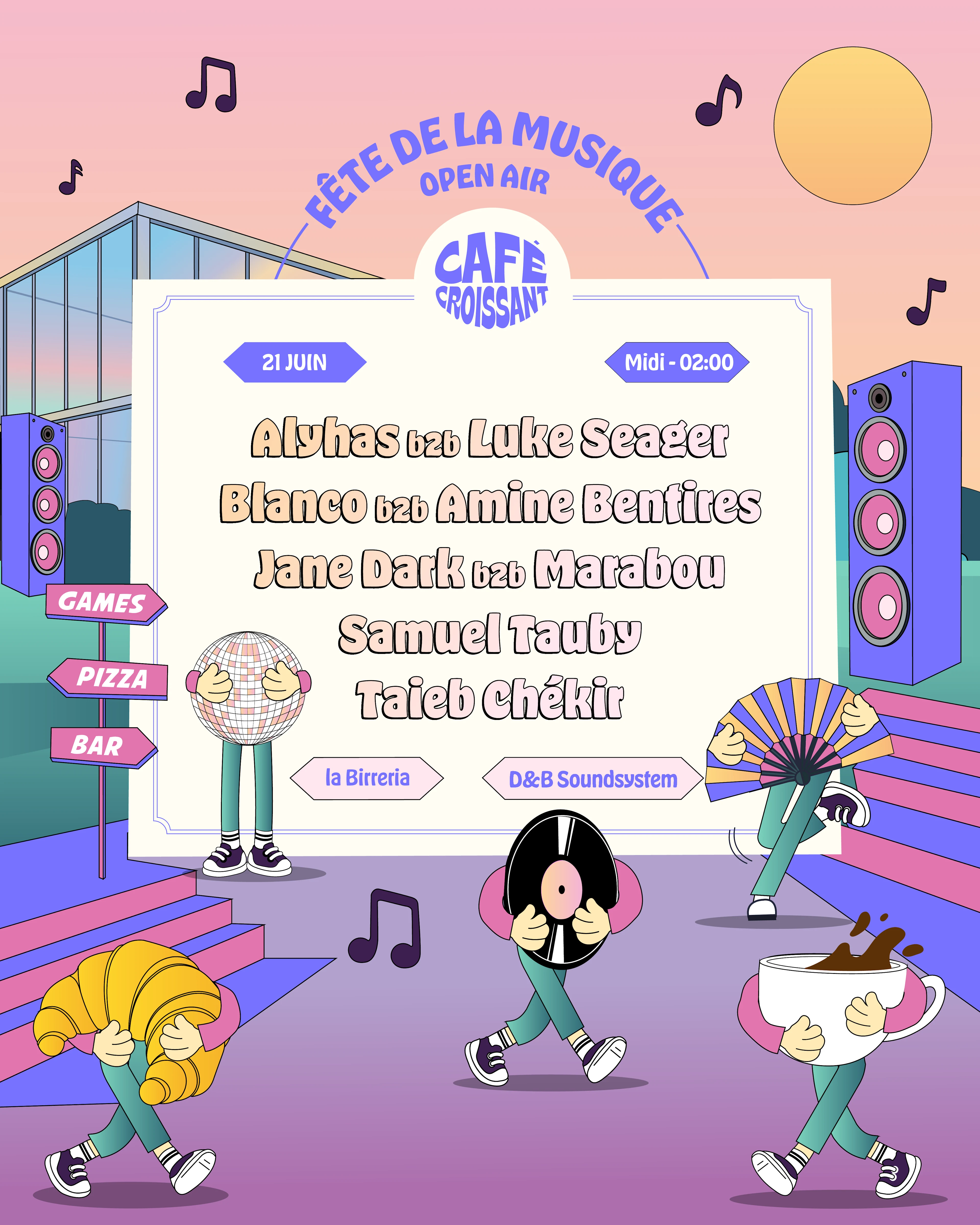 Café Croissant : Fête De La Musique 2026 - Open Air