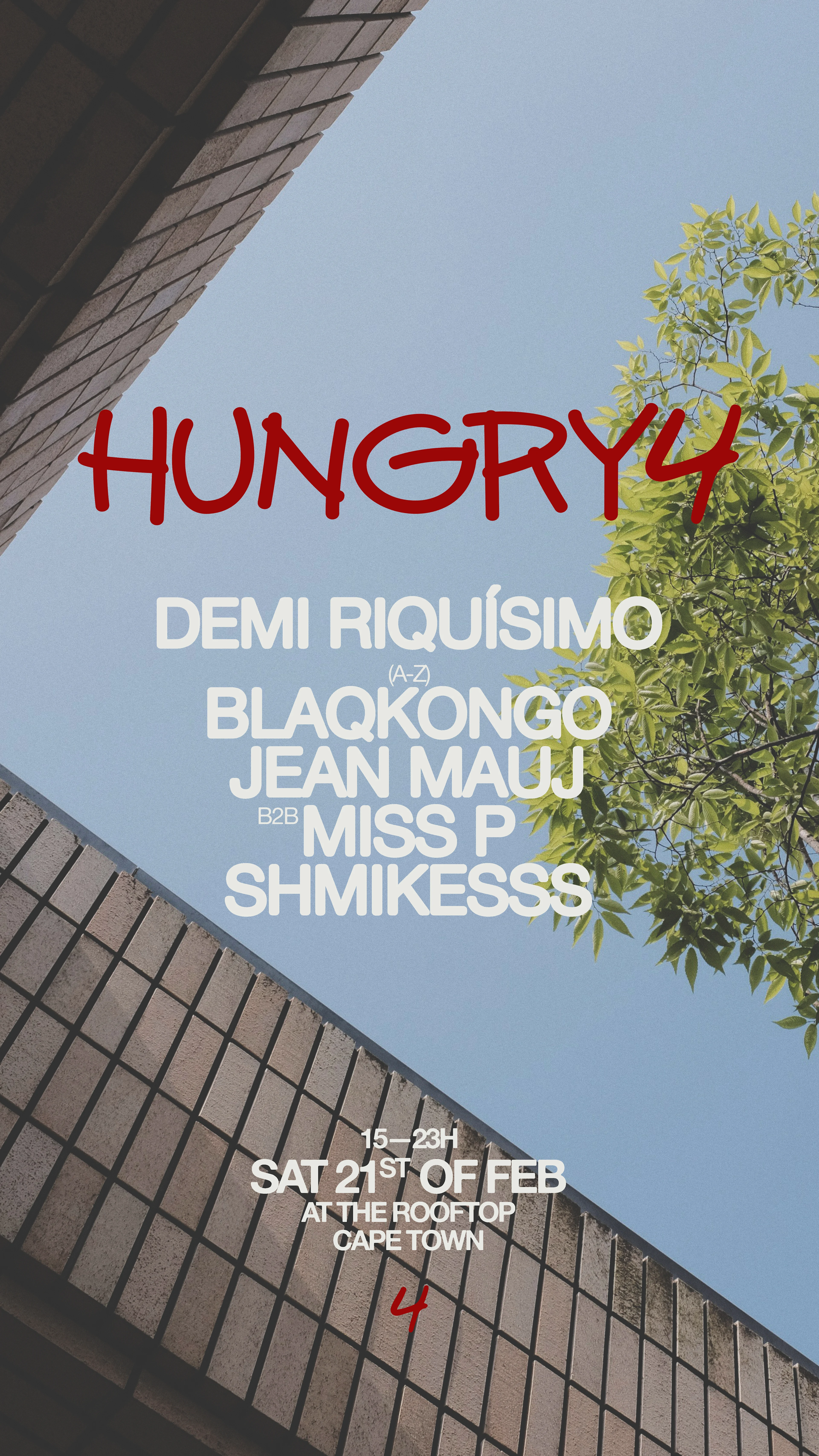 Hungry4 Cape Town | At The Rooftop Ps. Demi Riquisimo & More