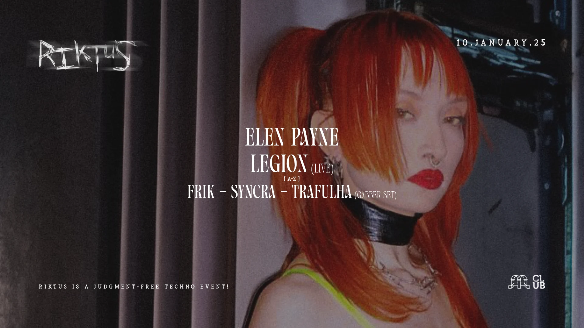 Riktus With Elen Payne (Portugal Debut) + Legiøn (Live)