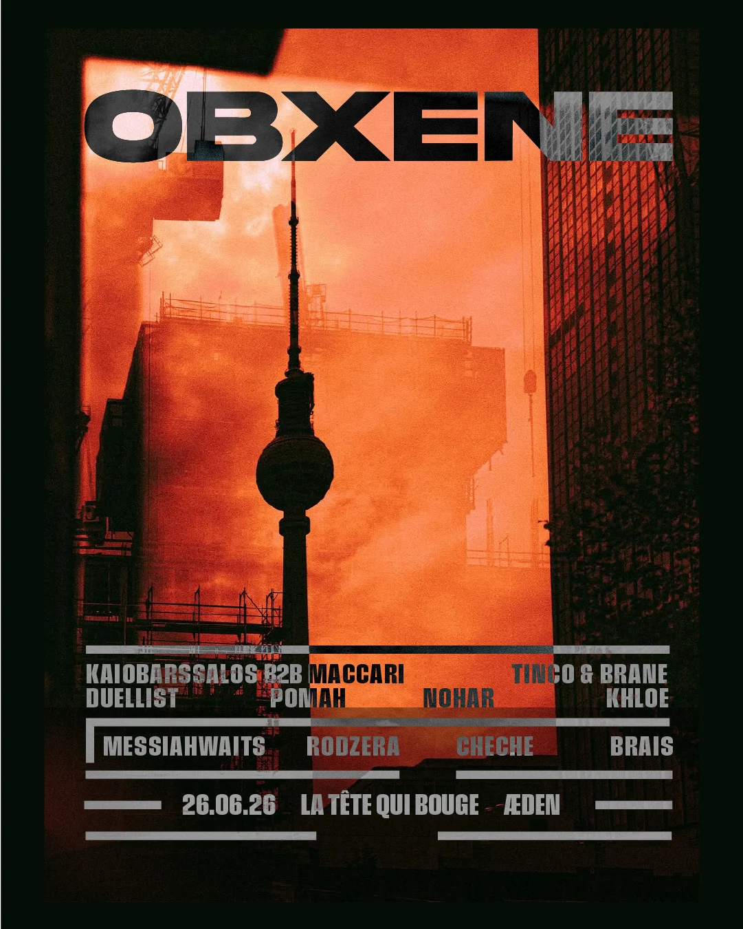 Obxene X La Tête Qui Bouge