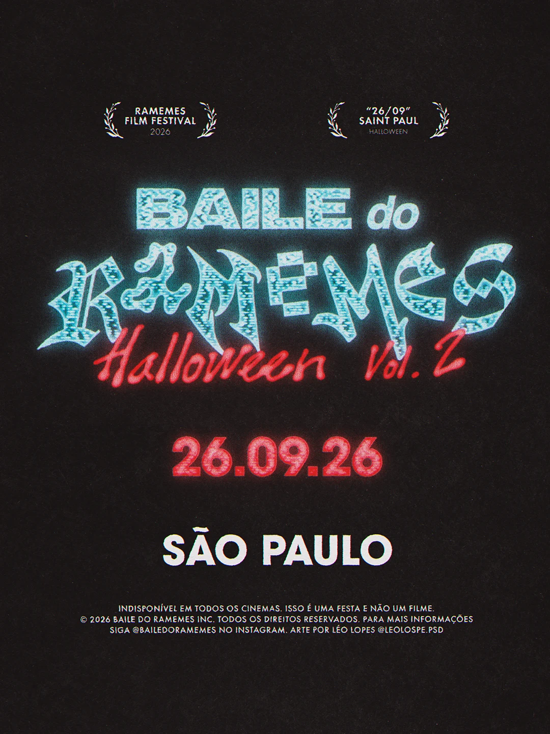 Baile Do Ramemes Halloween Sp