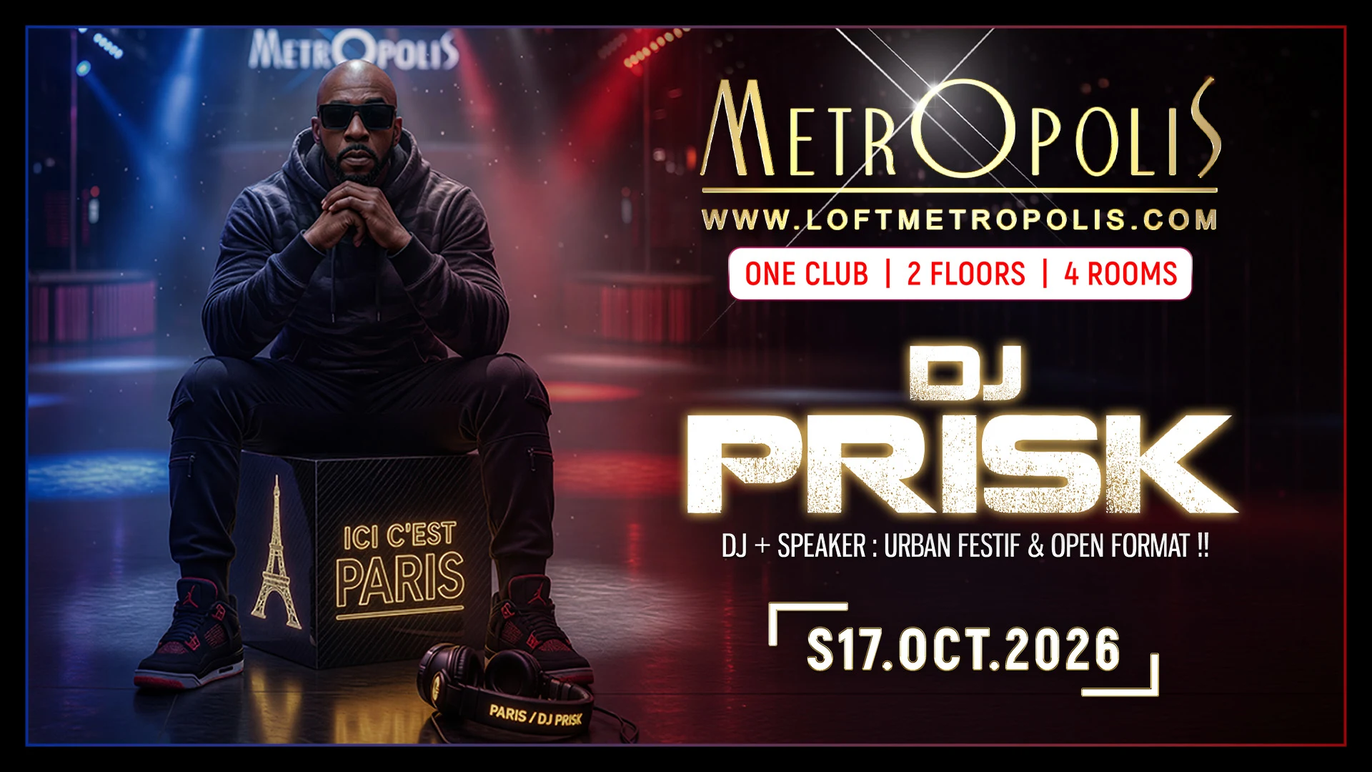 Dj Prisk - Metropolis Paris