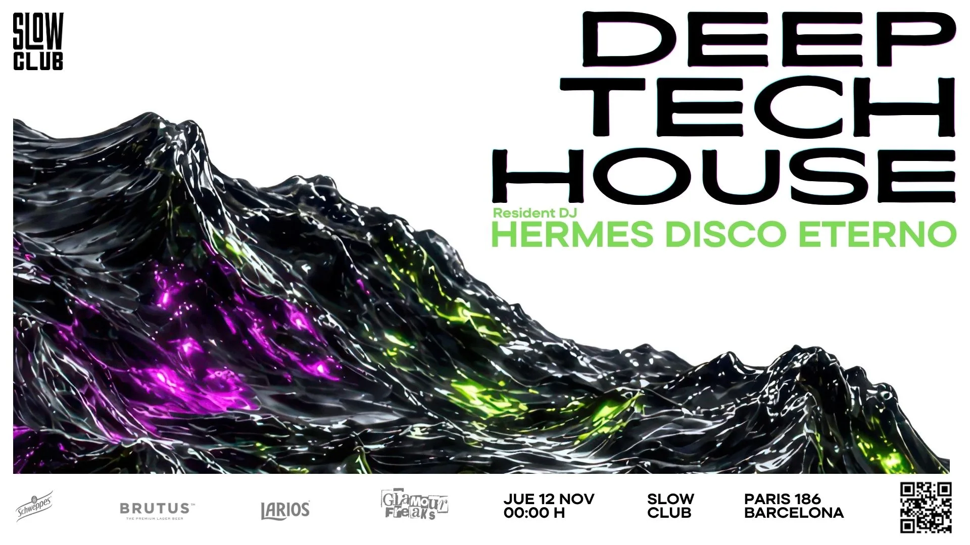 Deep, Tech, House: Hermes Disco Eterno | [Drink Included]