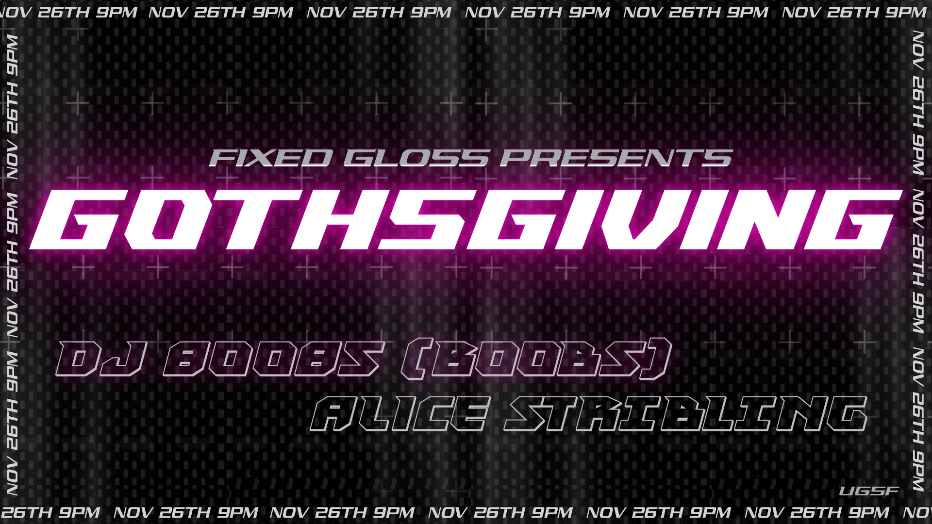 Fixed Gloss Presents 𝑮𝑶𝑻𝑯𝑺𝑮𝑰𝑽𝑰𝑵𝑮