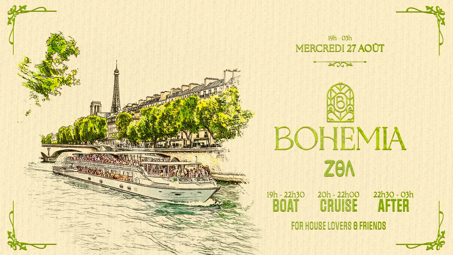 Bohemia X Zoa Cruise