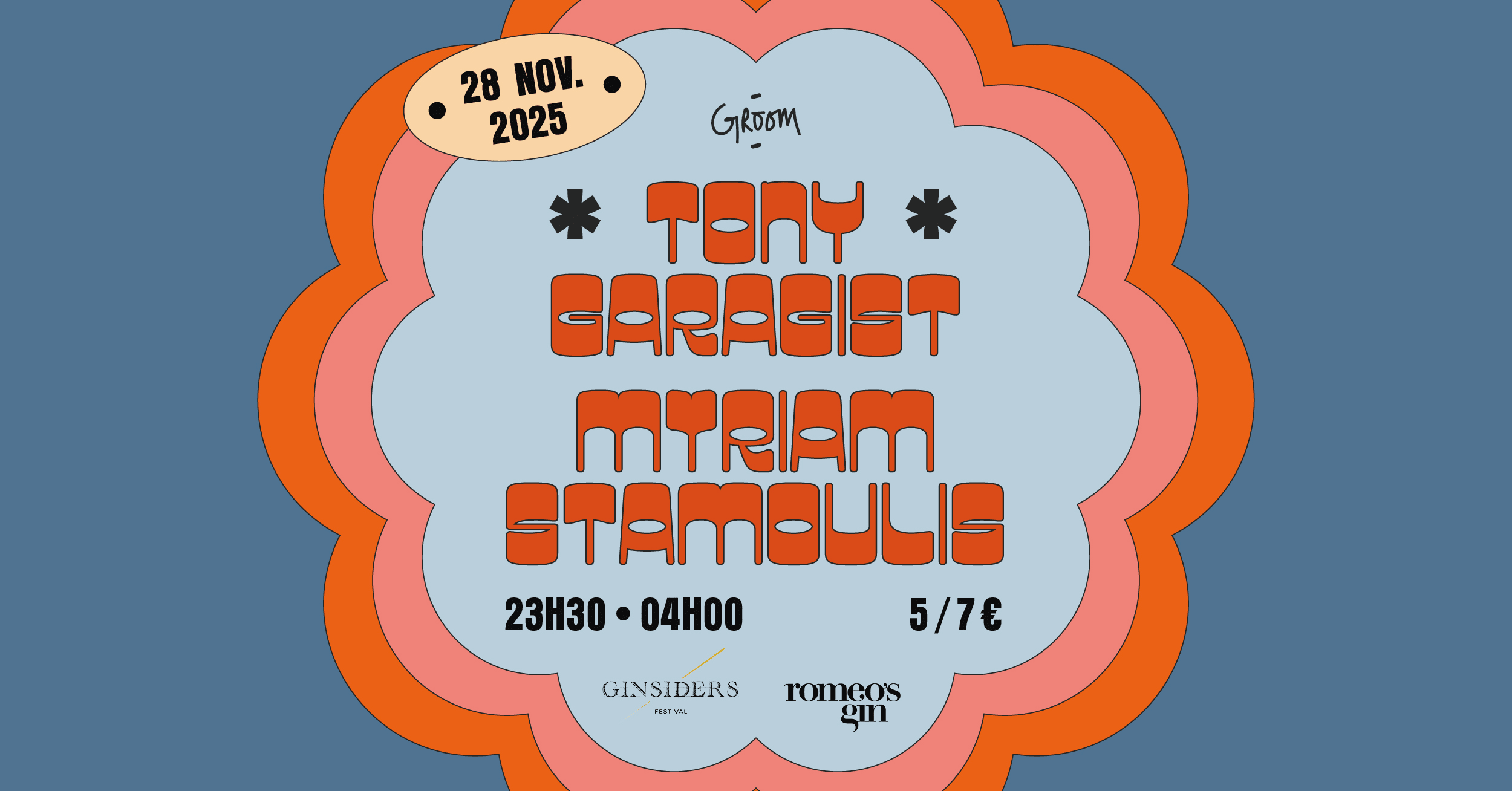 Ginsiders After Club : Myriam Stamoulis + Tony Garagist