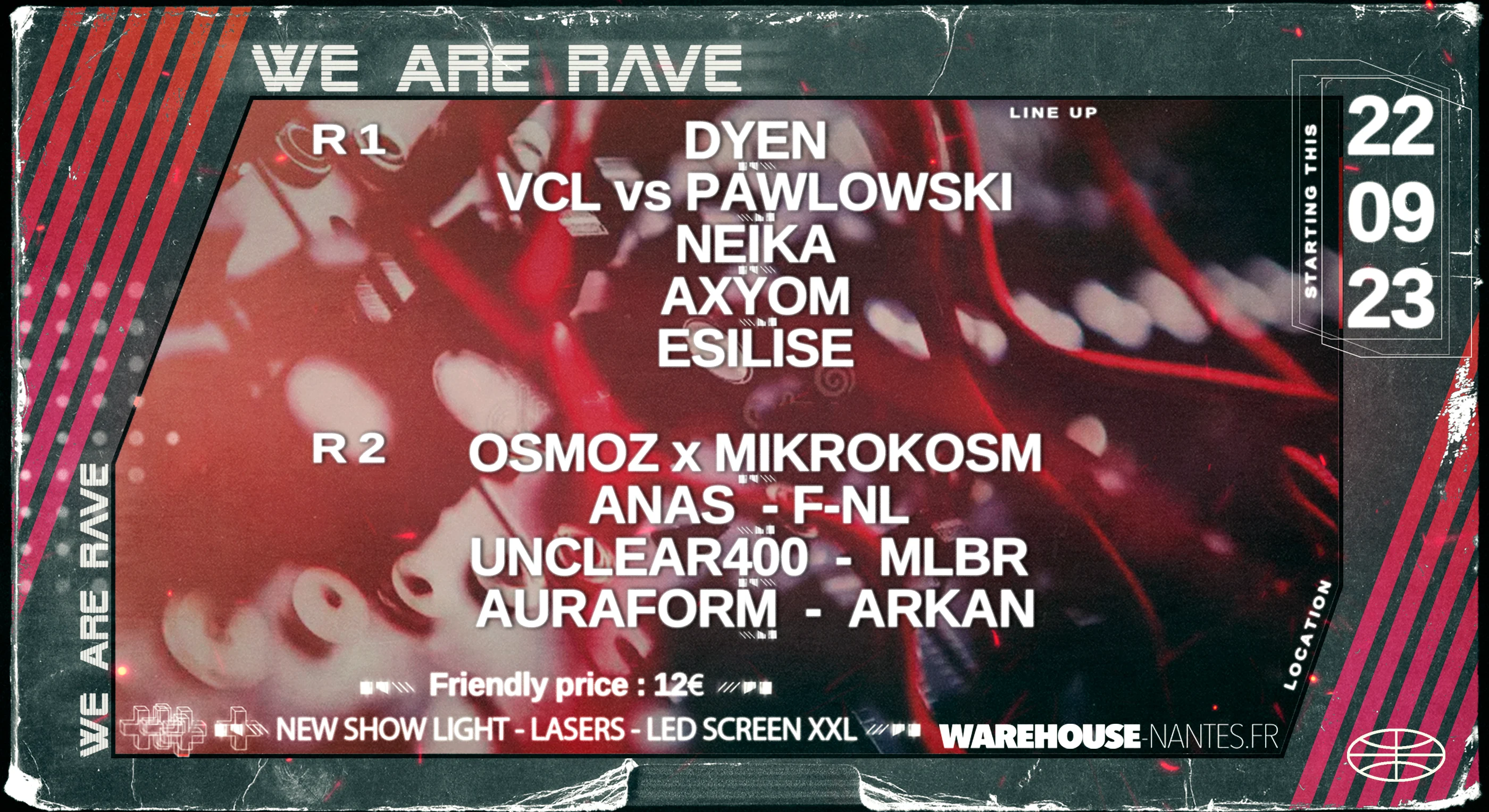 We Are Rave - Warehouse Nantes