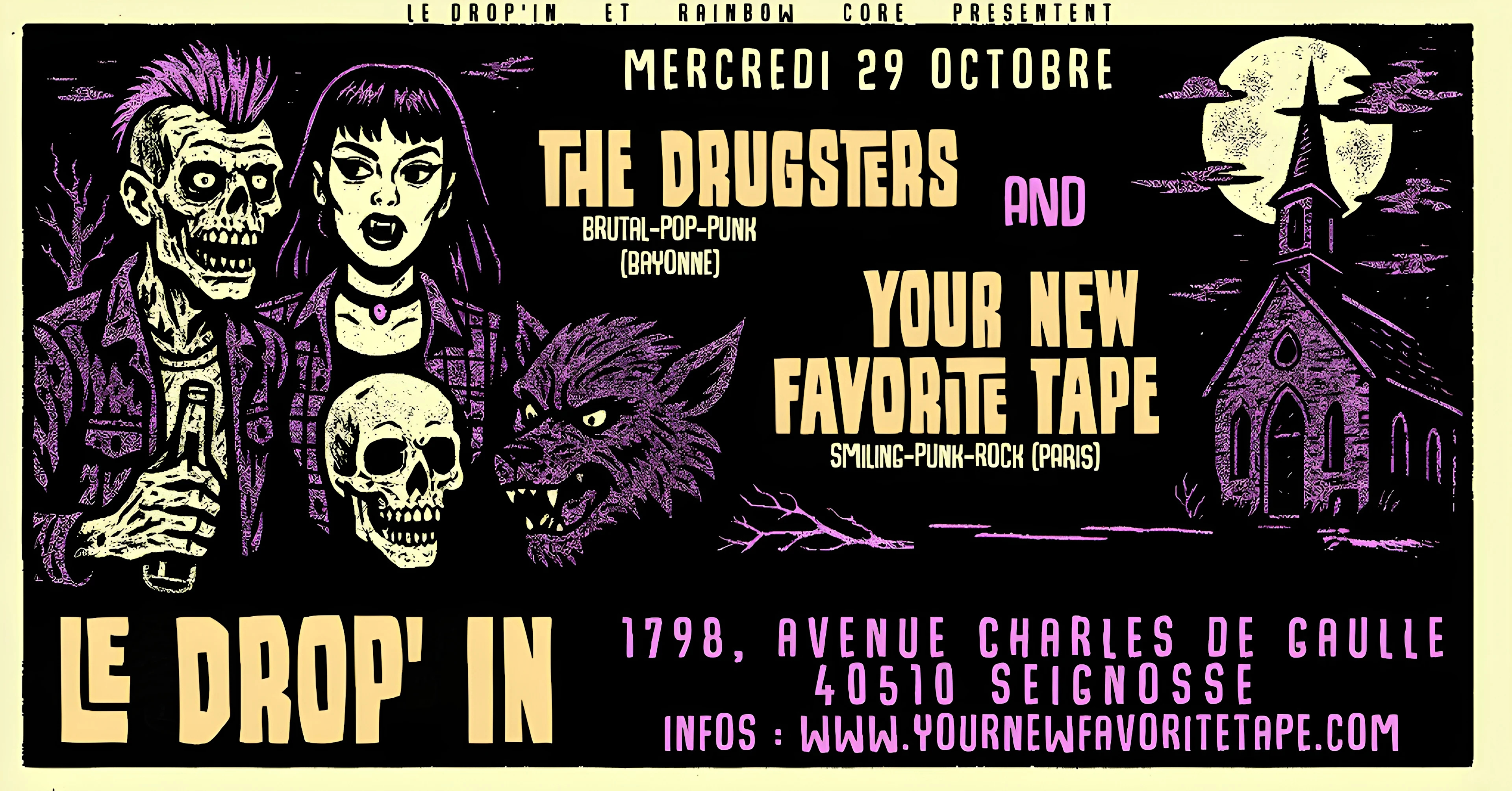 Le Drop In - Your New Favorite Tape / The Drugsters -