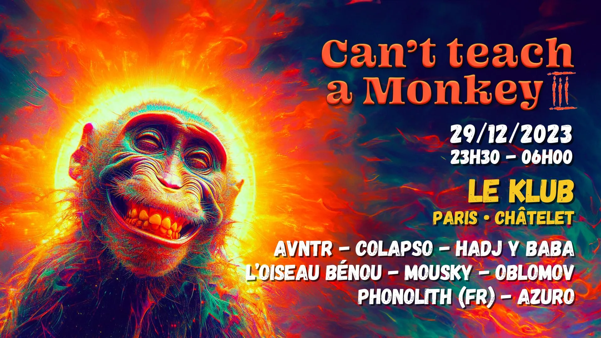 Can’T Teach A Monkey III