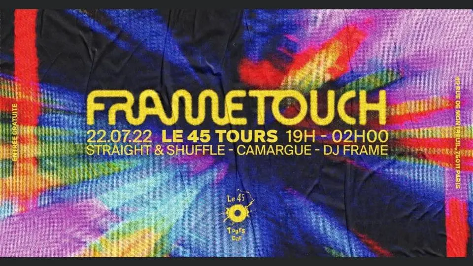 Frametouch : Straight & Shuffle - Camargue - Dj Frame