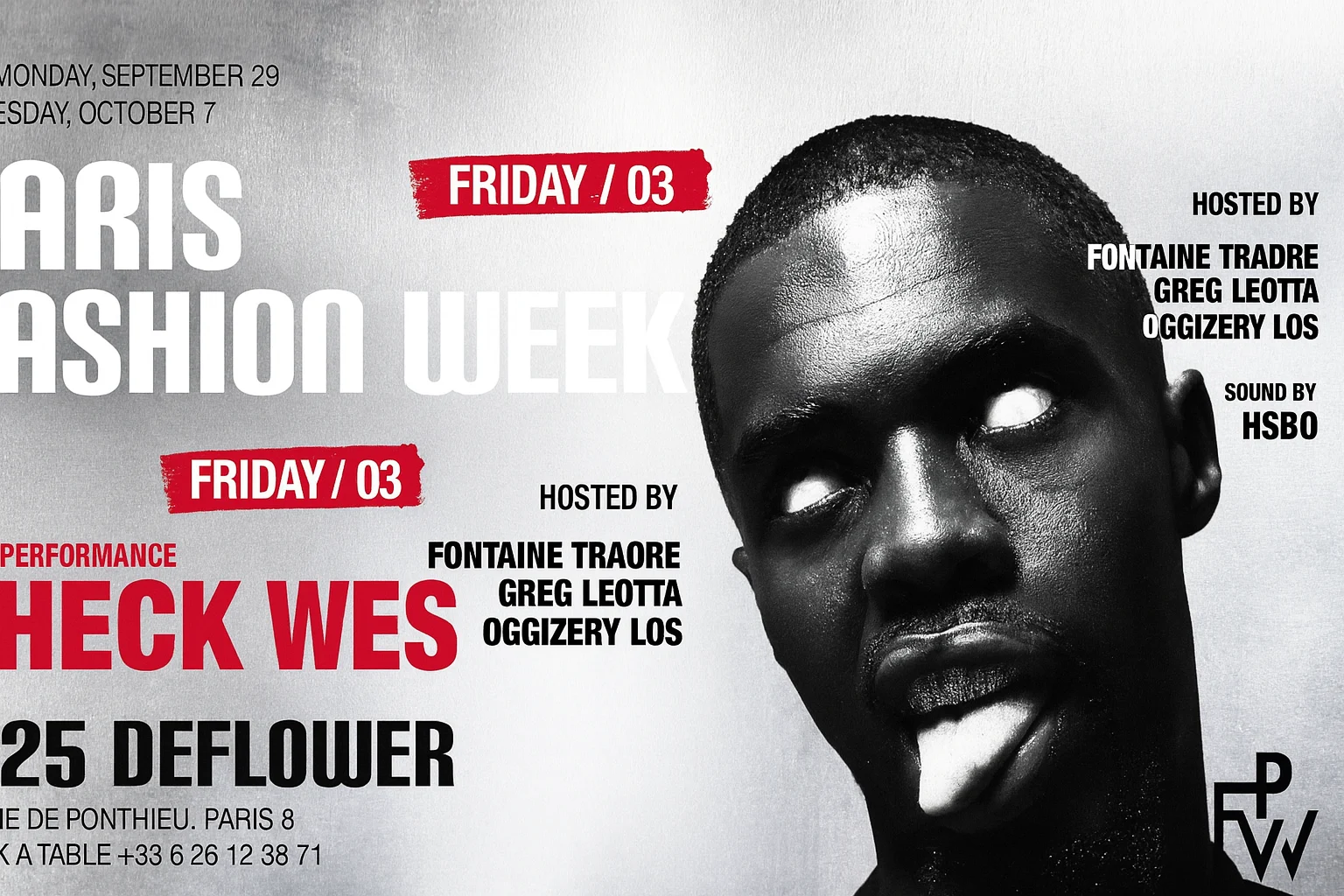 Sheck Wes @Deflower Pfw Friday / 03