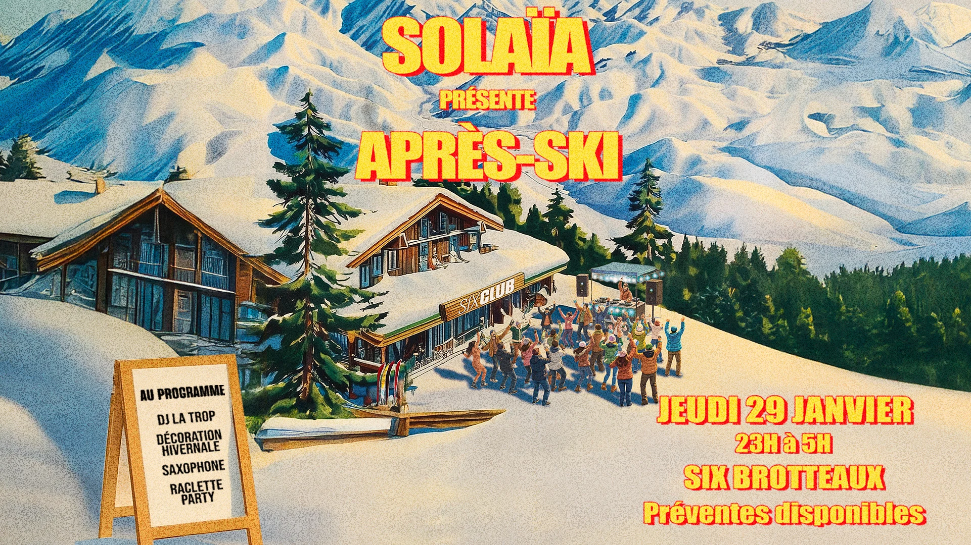 Après-Ski - 29/01 - Six Brotteaux - Lyon, France