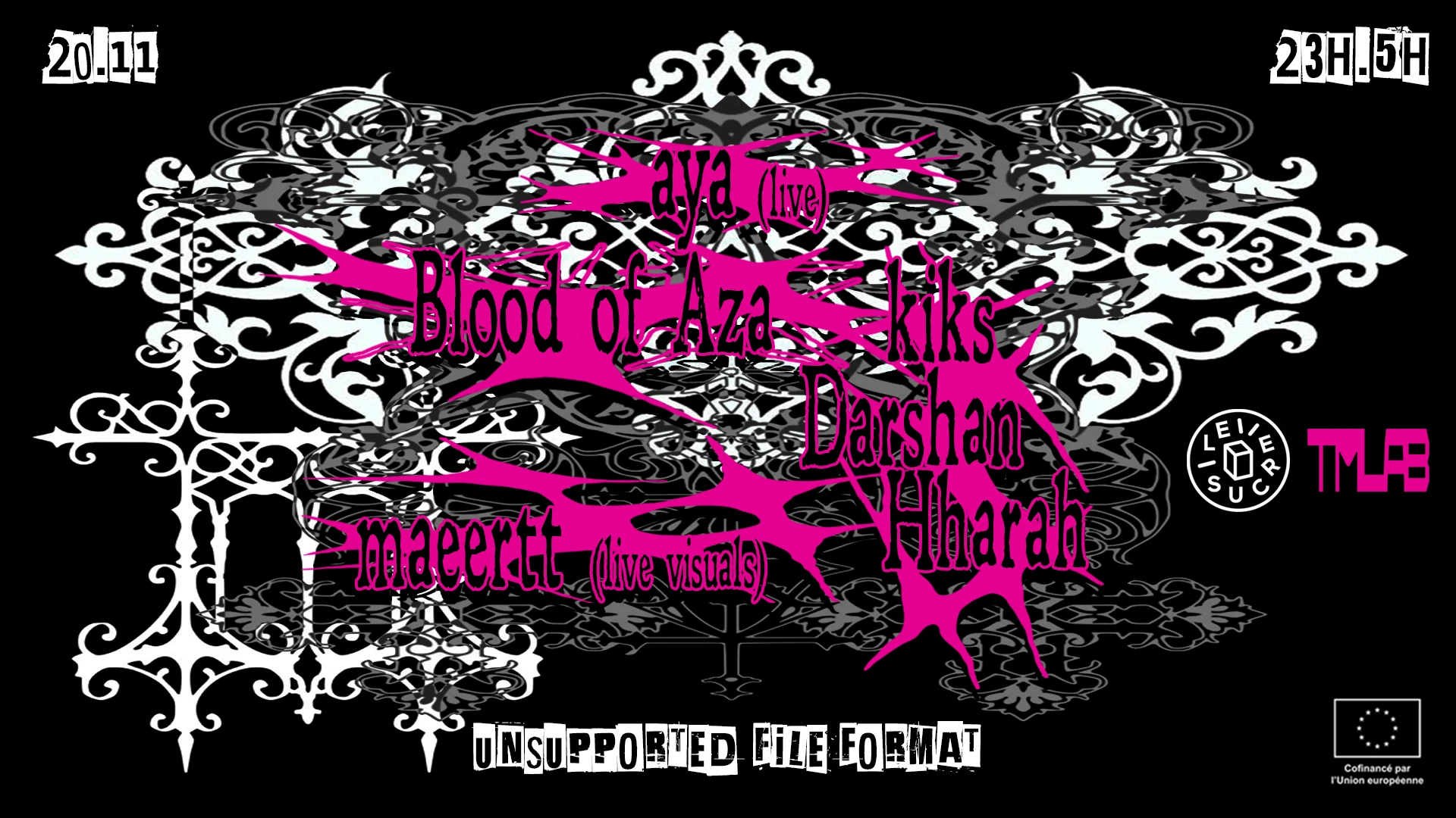 Unsupported File Format : Aya (Live), Blood Of Aza & More