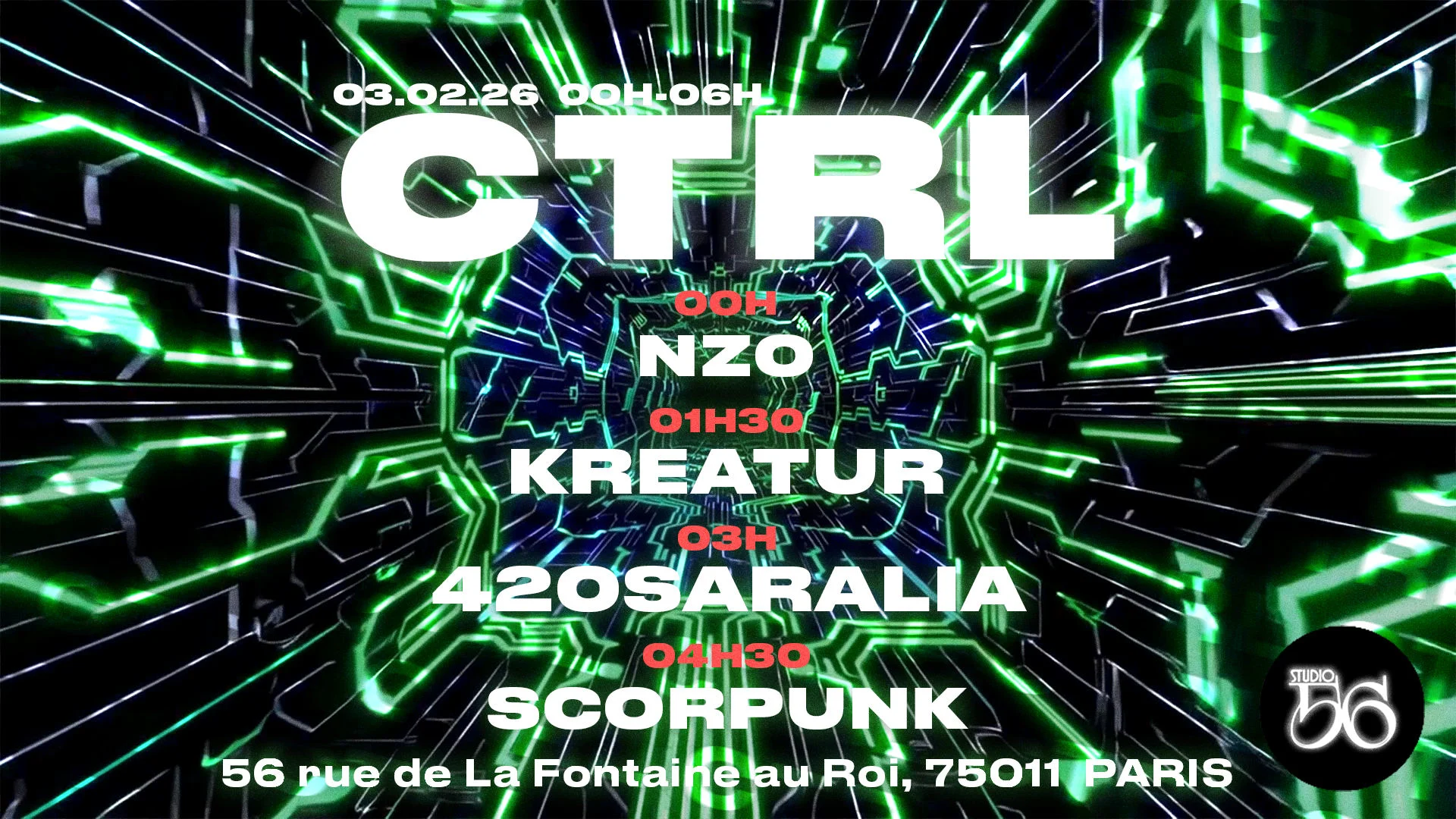 Ctrl W/ Nzo, Kreatur, 420saralia , Scorpunk