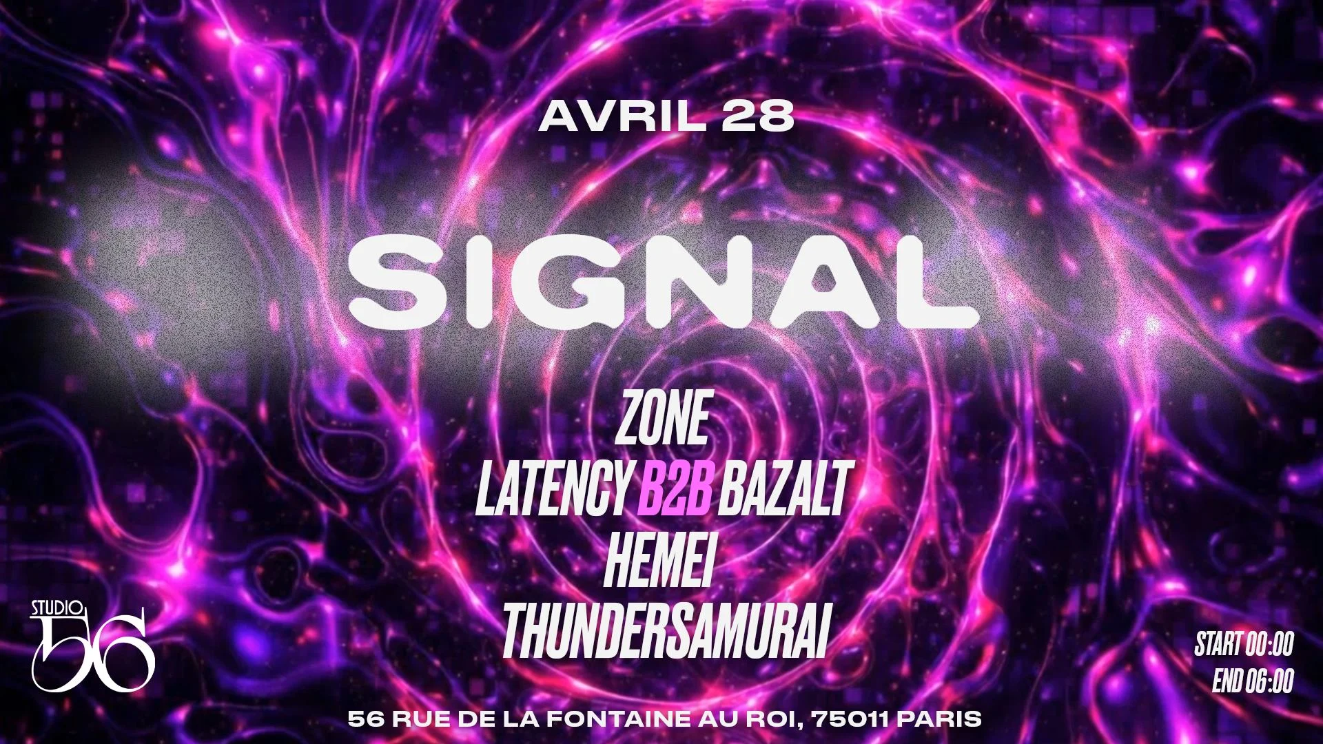 Signal W/ Zone ,Latency B2b Bazalt , Hemei,  Thundersmurai