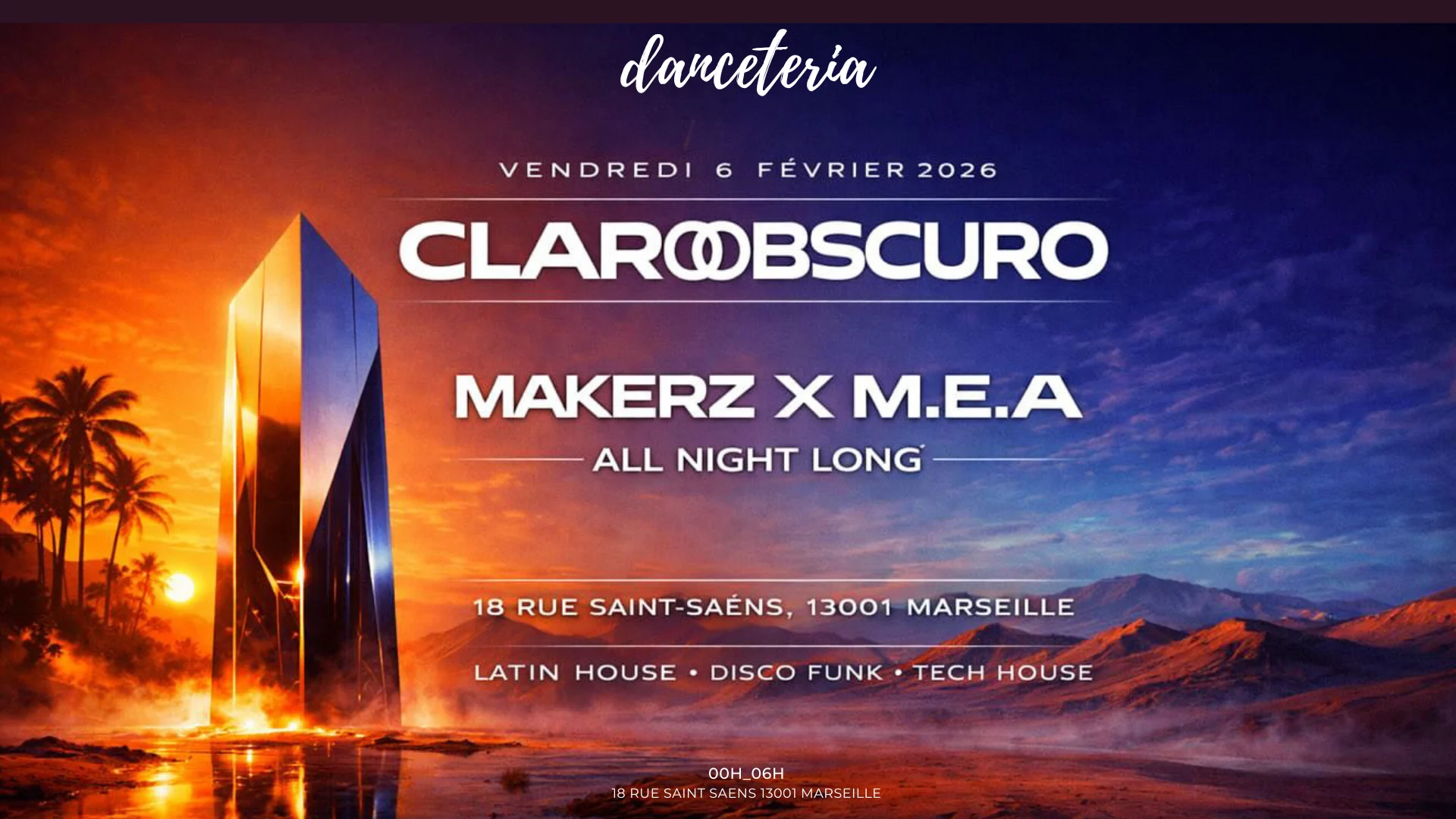 Claro-Obscuro W/ Makerz X M.E.A. @ Danceteria