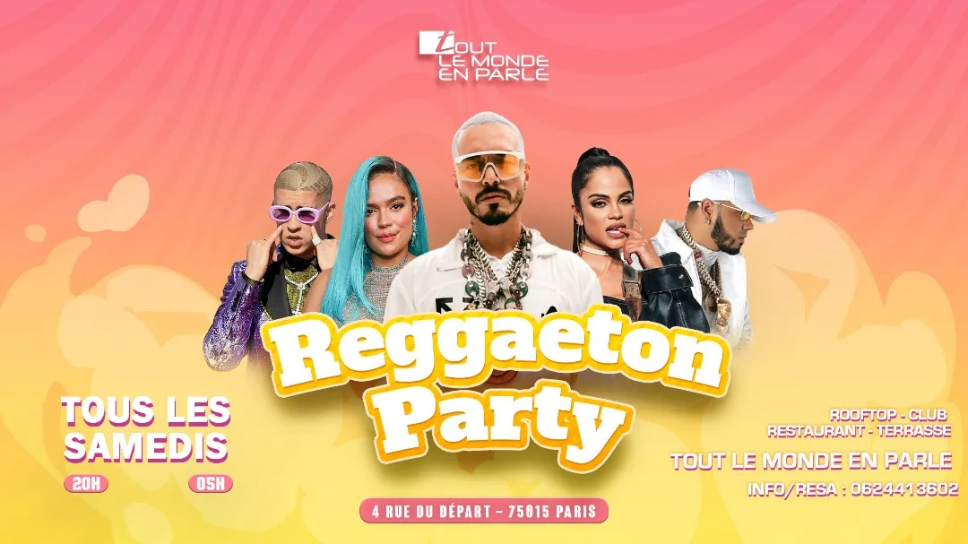 Reggaeton Party Sur Les Toits De Paris - Samedi 20 04 2024