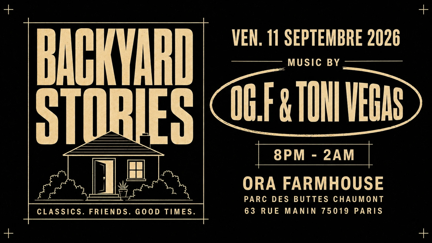 Backyard Stories - Vendredi 11 Septembre