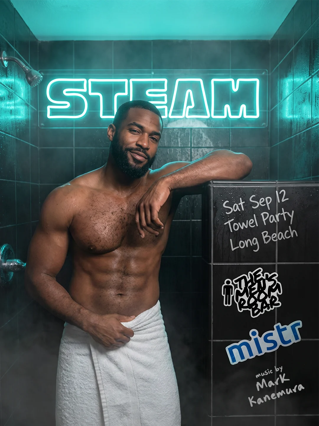 Steam Towel Party Long Beach