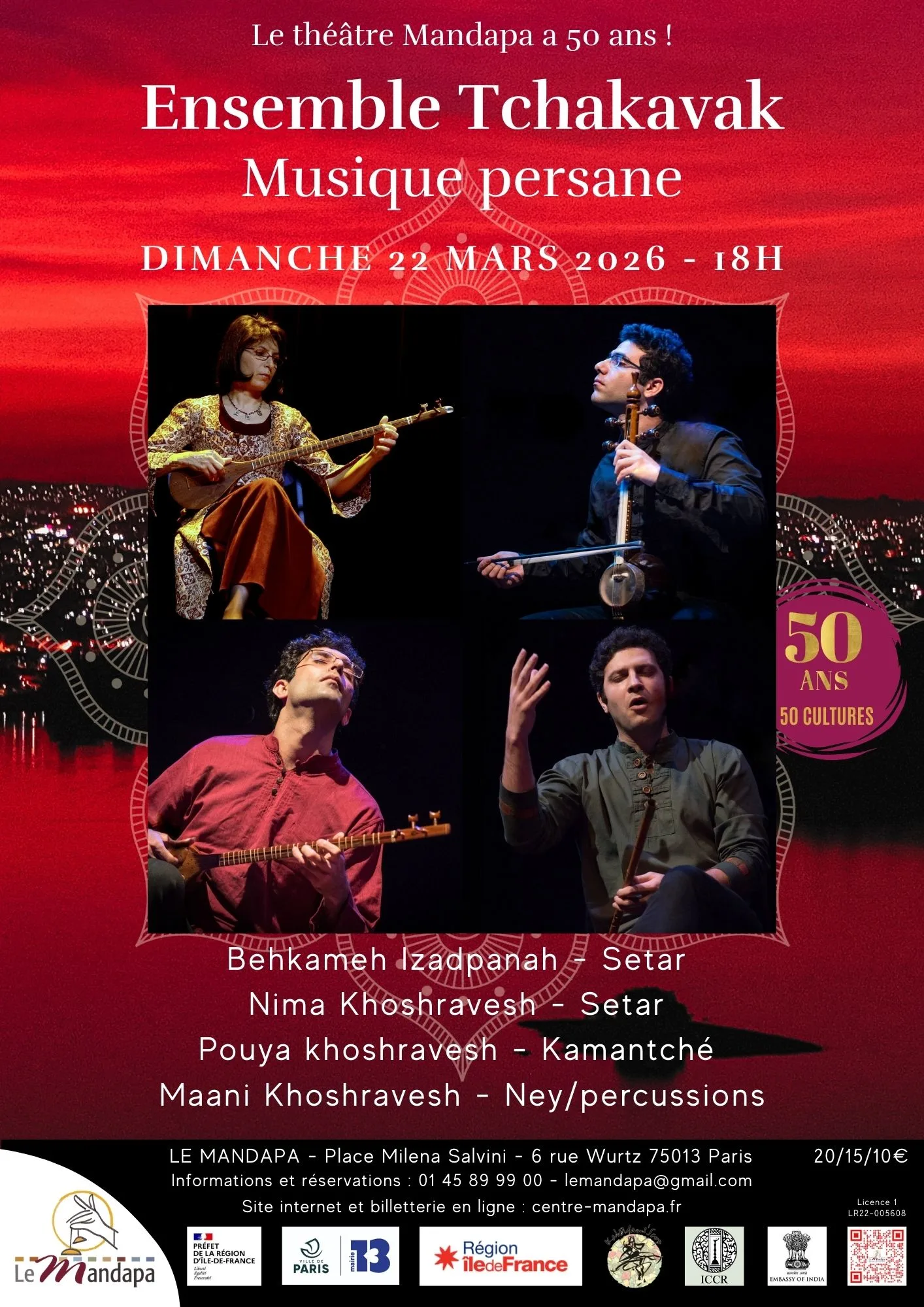 Ensemble Tchakavak - Musique Persane