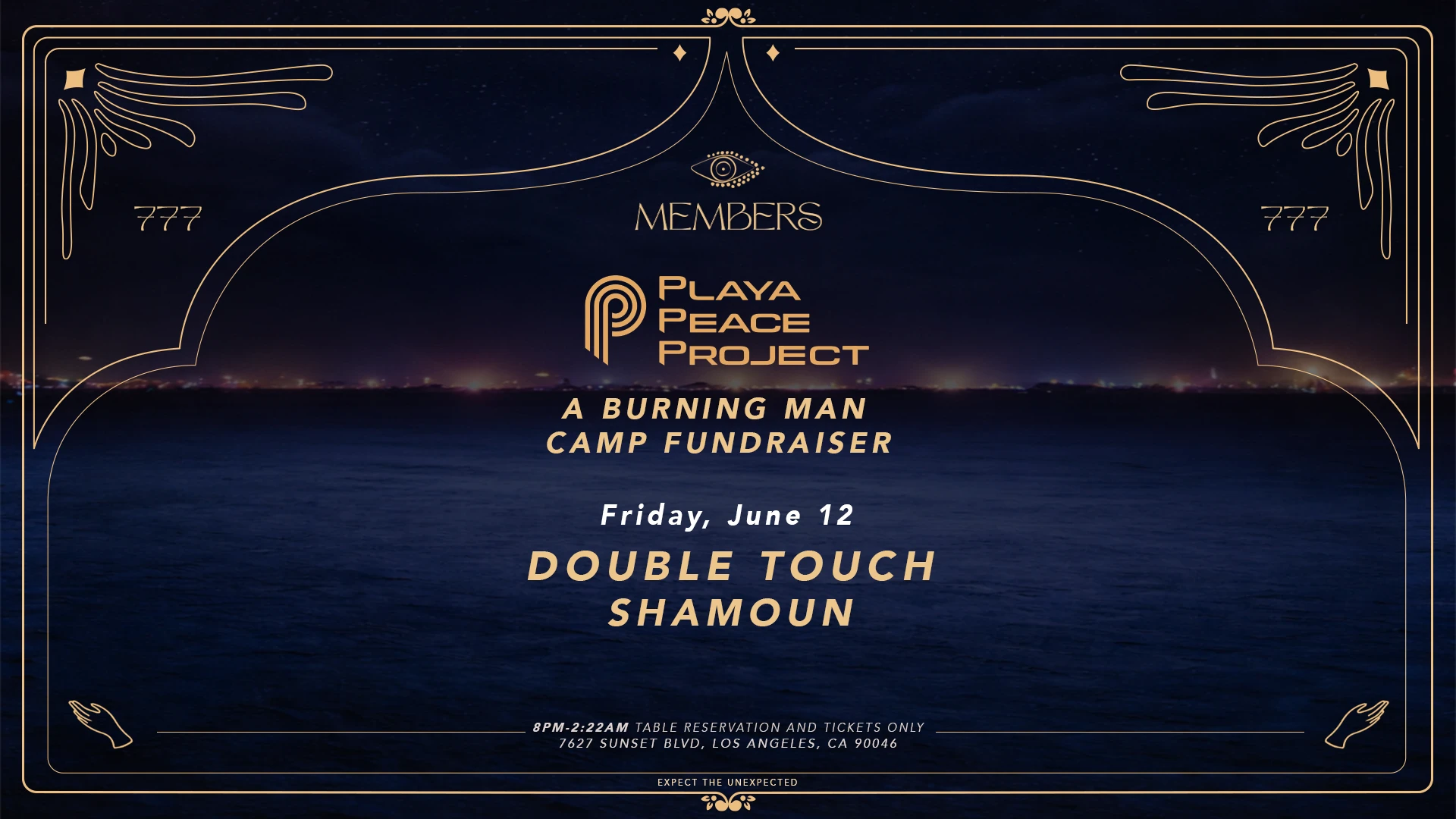 Members X Playa Peace Project Presents: Double Touch|Shamoun