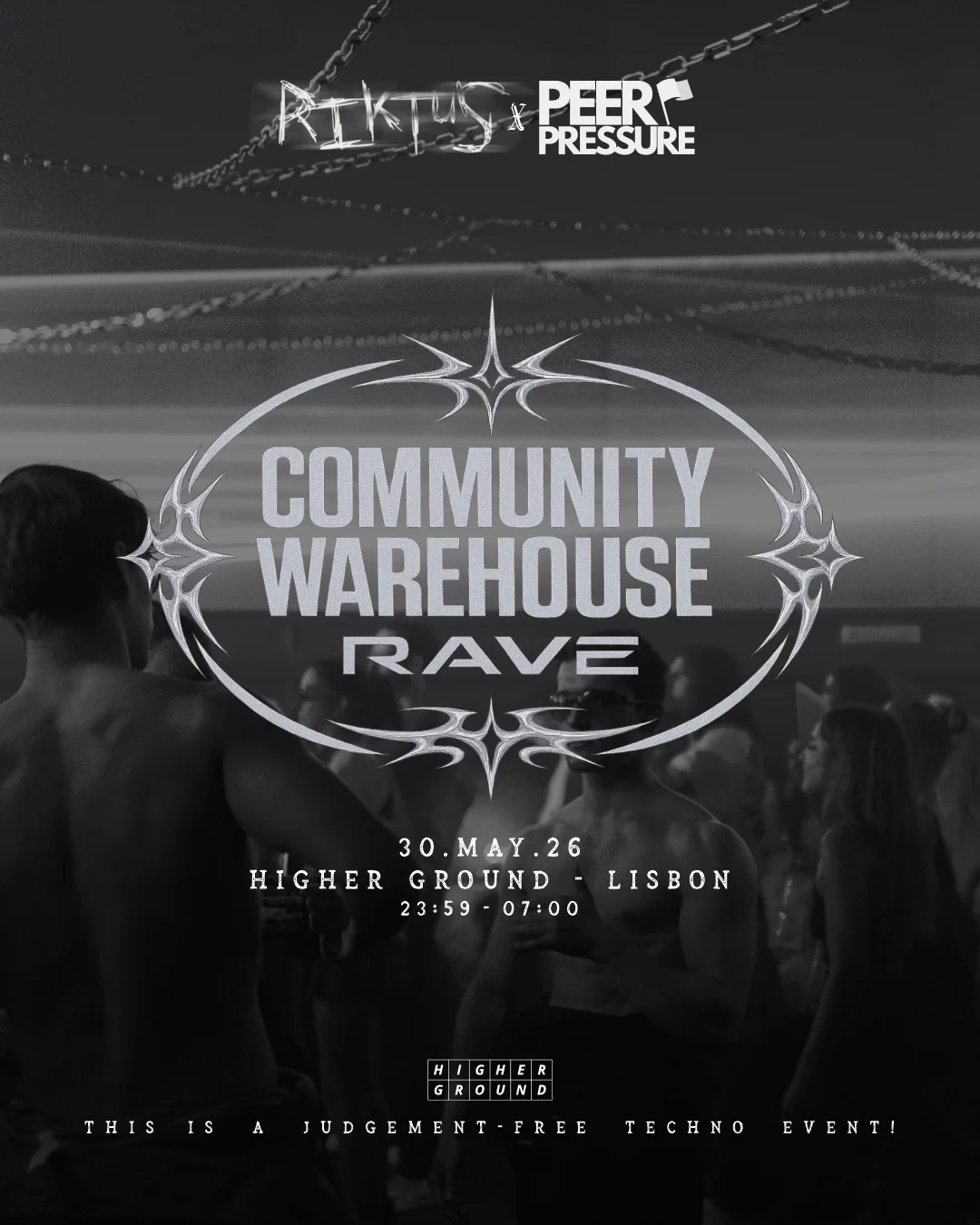 Community Warehouse Rave // Riktus X Peer Pressure