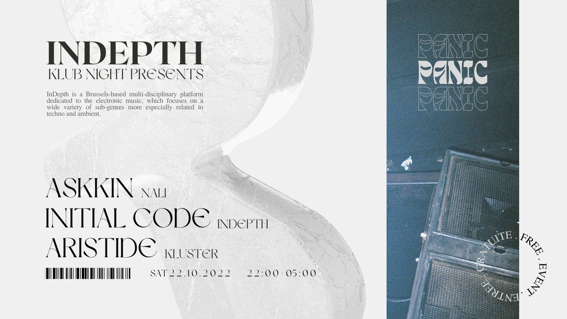 Indepth Klub Night W/ Askkin, Initial Code, Aristide