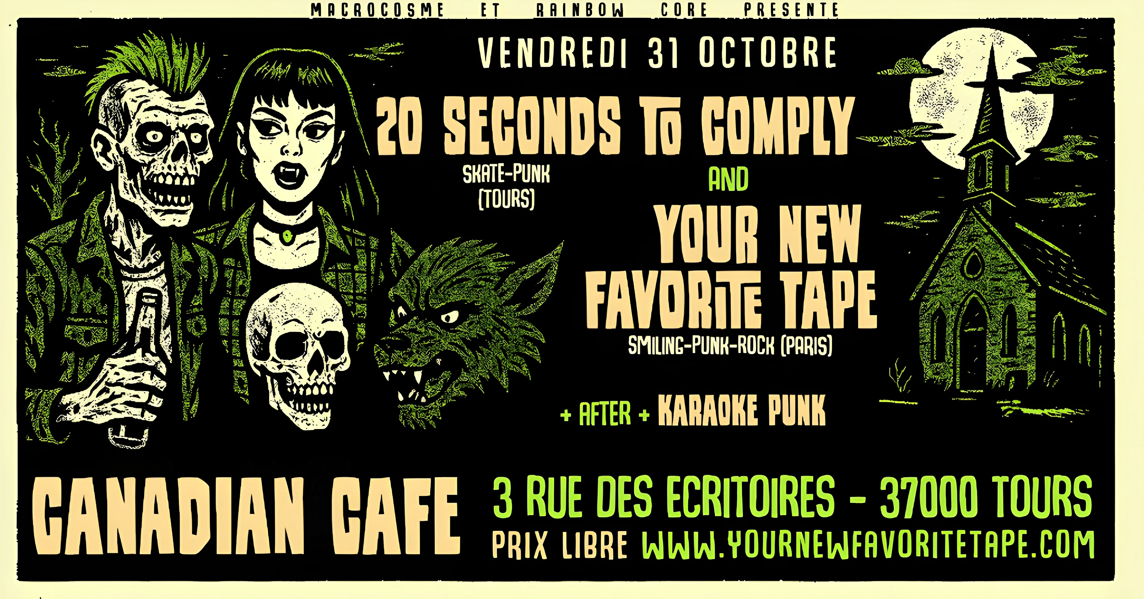 Canadian Cafe - 20seconds To Comply / Your New Favorite Tape