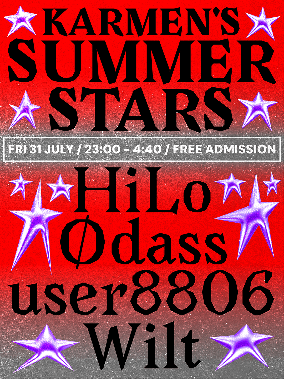 Freeday Camina - Karmen's Summer Stars [Hilo & Ødass &+]