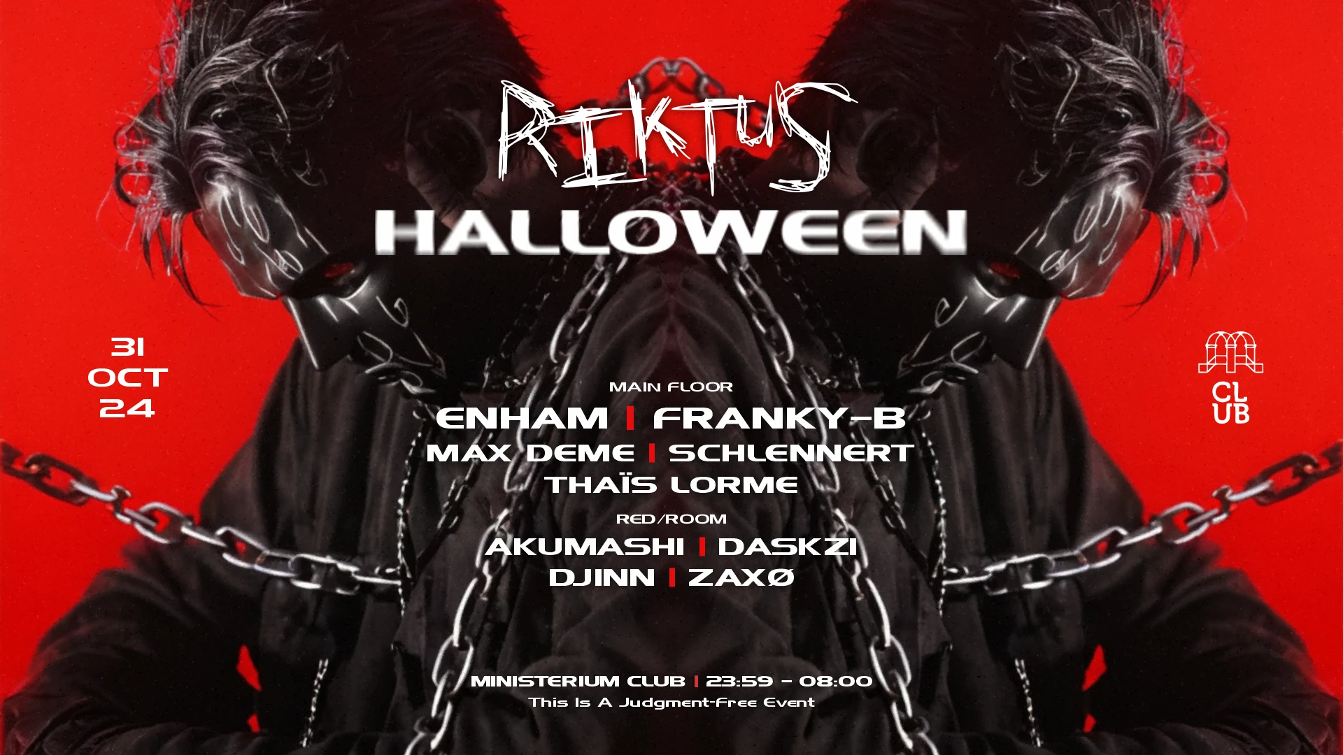Riktus Halloween At Ministerium Club