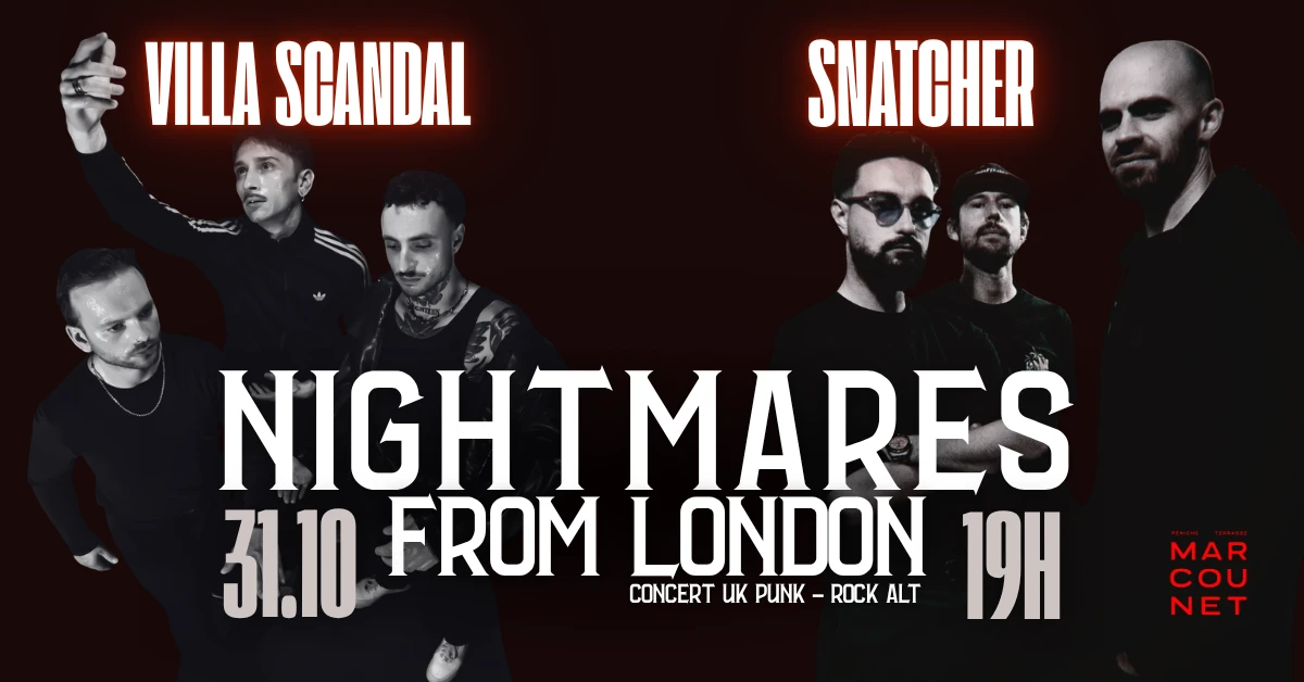Snatcher X Villa Scandal, Concert Halloween Uk Punk Rock Alt