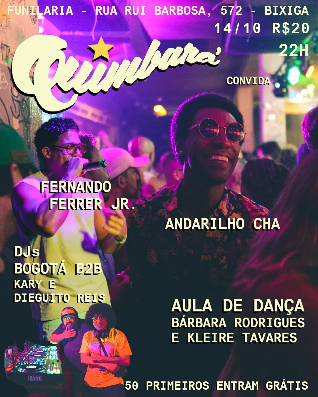 Quarta Latina Com Banda Quimbará Na Funilaria -14/10