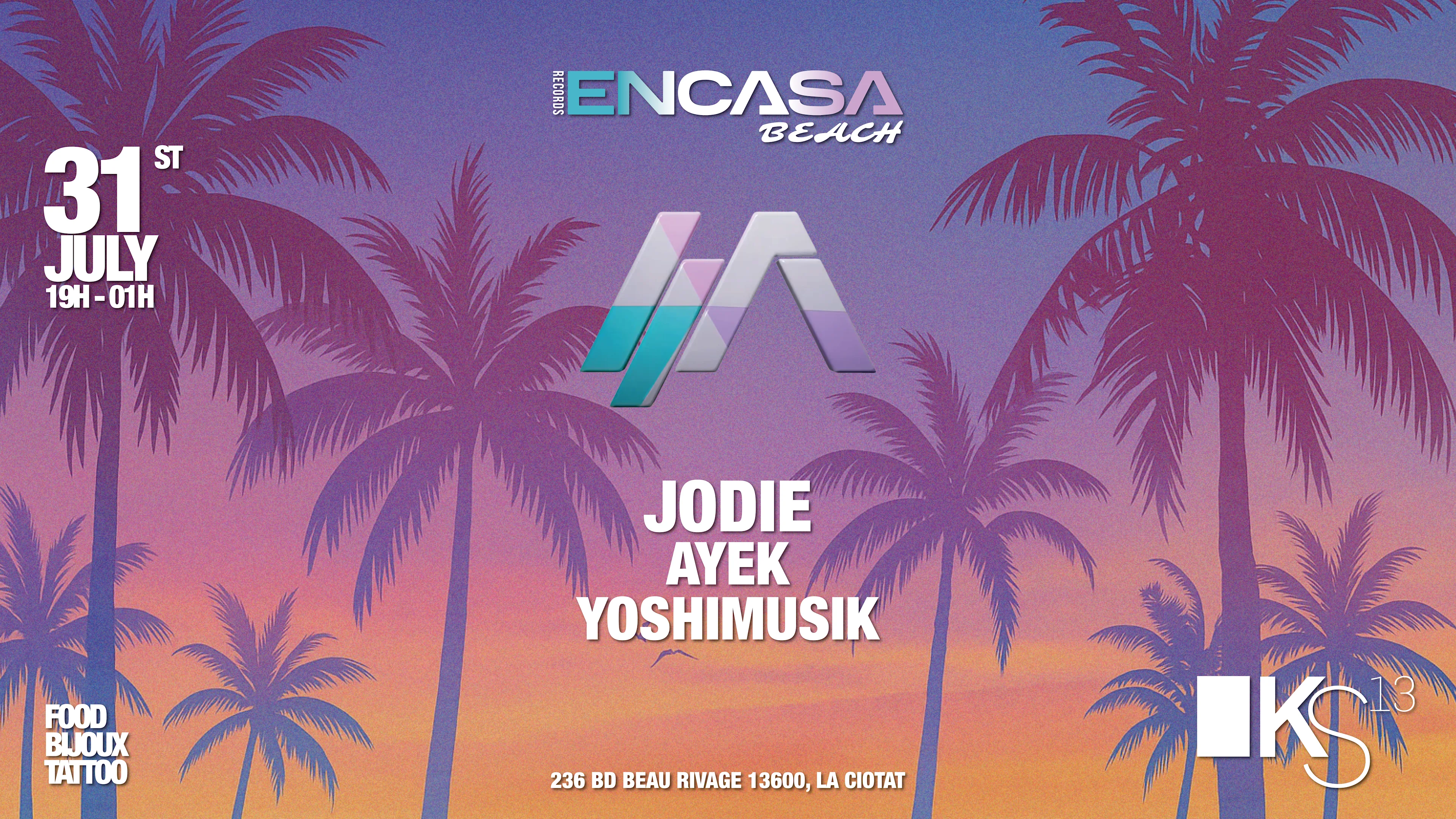 Encasa Beach 31/07, Ks13 - La Ciotat W/ Jodie, Ayek