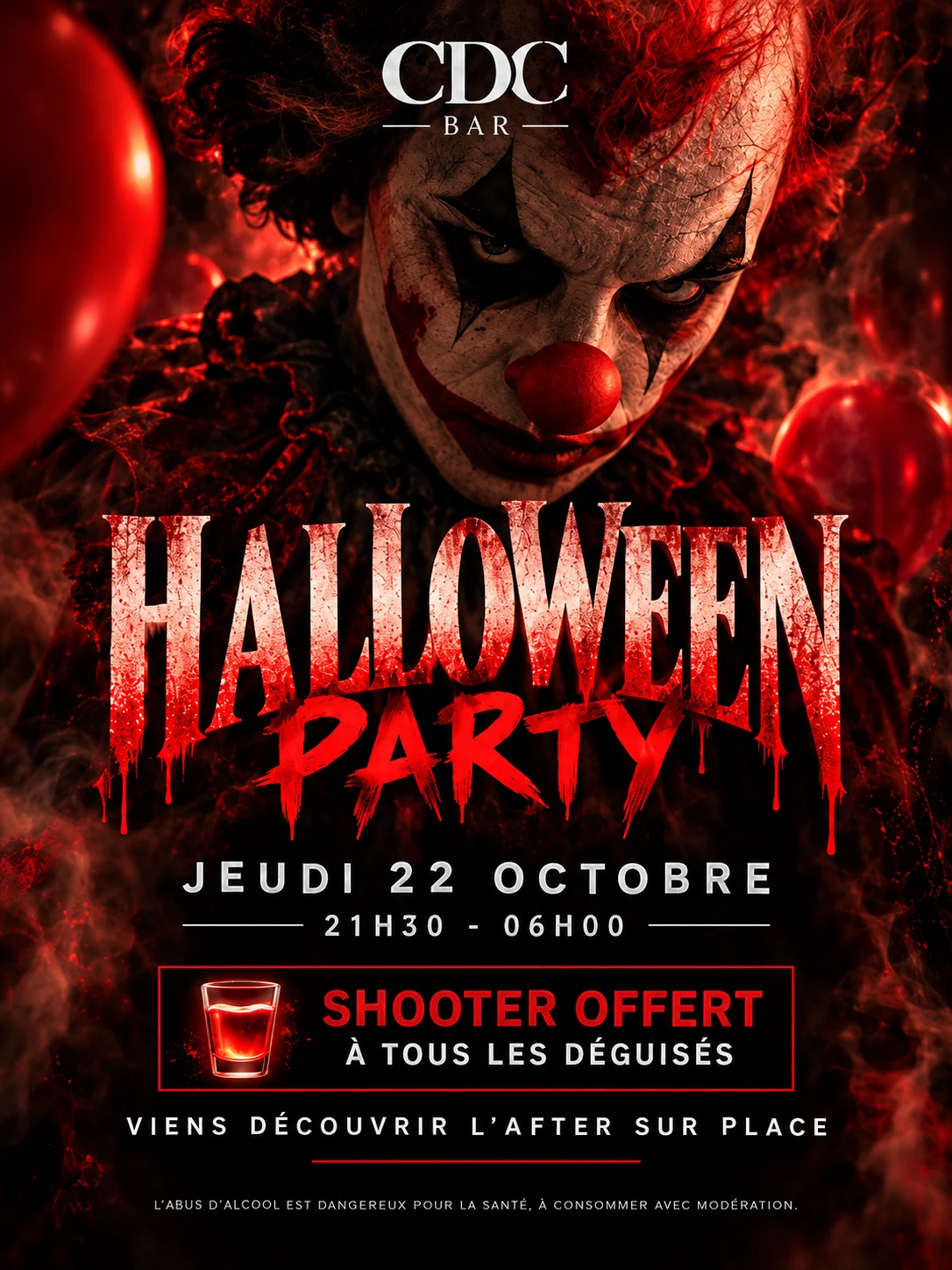 Soiree Halloween - Cdc Bar - 22 Octobre