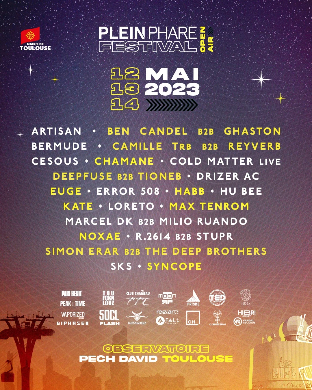 Open-Air Plein Phare Festival 2023 / Pech David Toulouse