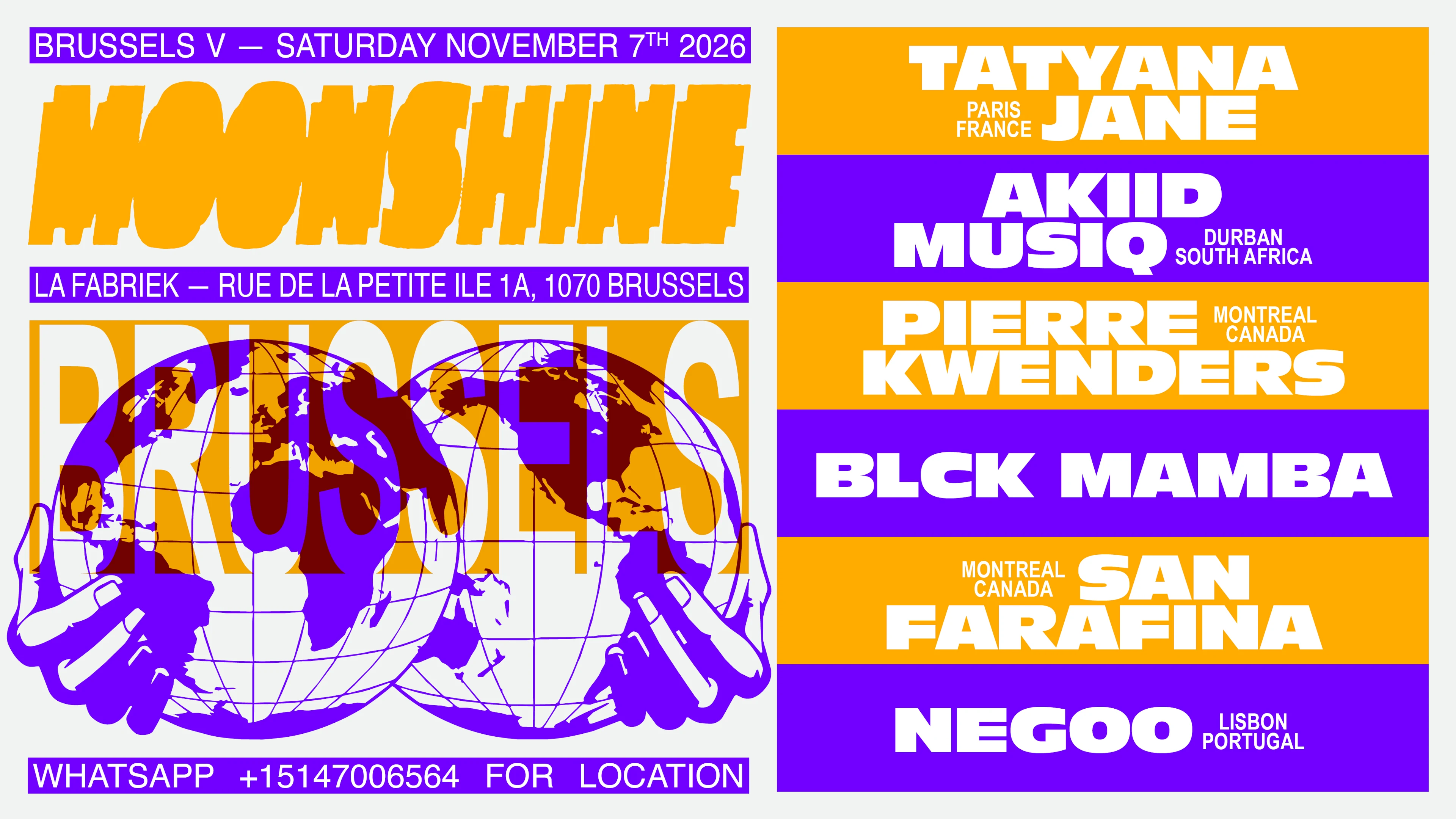 Moonshine @ La Fabriek | 07.11