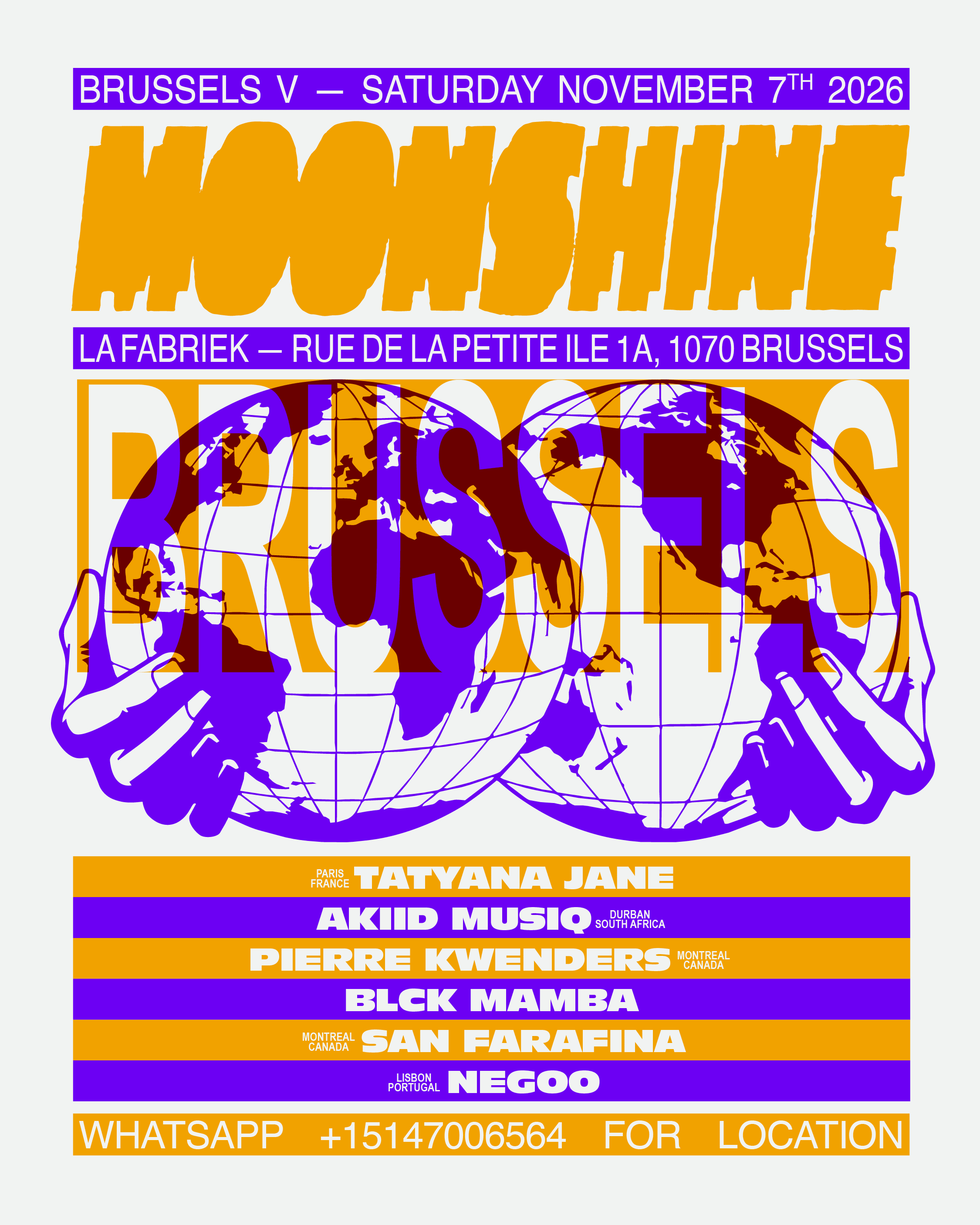Moonshine @ La Fabriek | 07.11