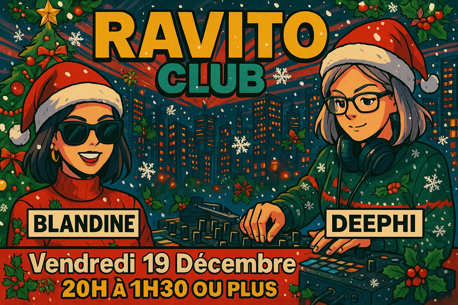 Ravito Club Invite Deephi X Blandine - La Soirée Avant Noël