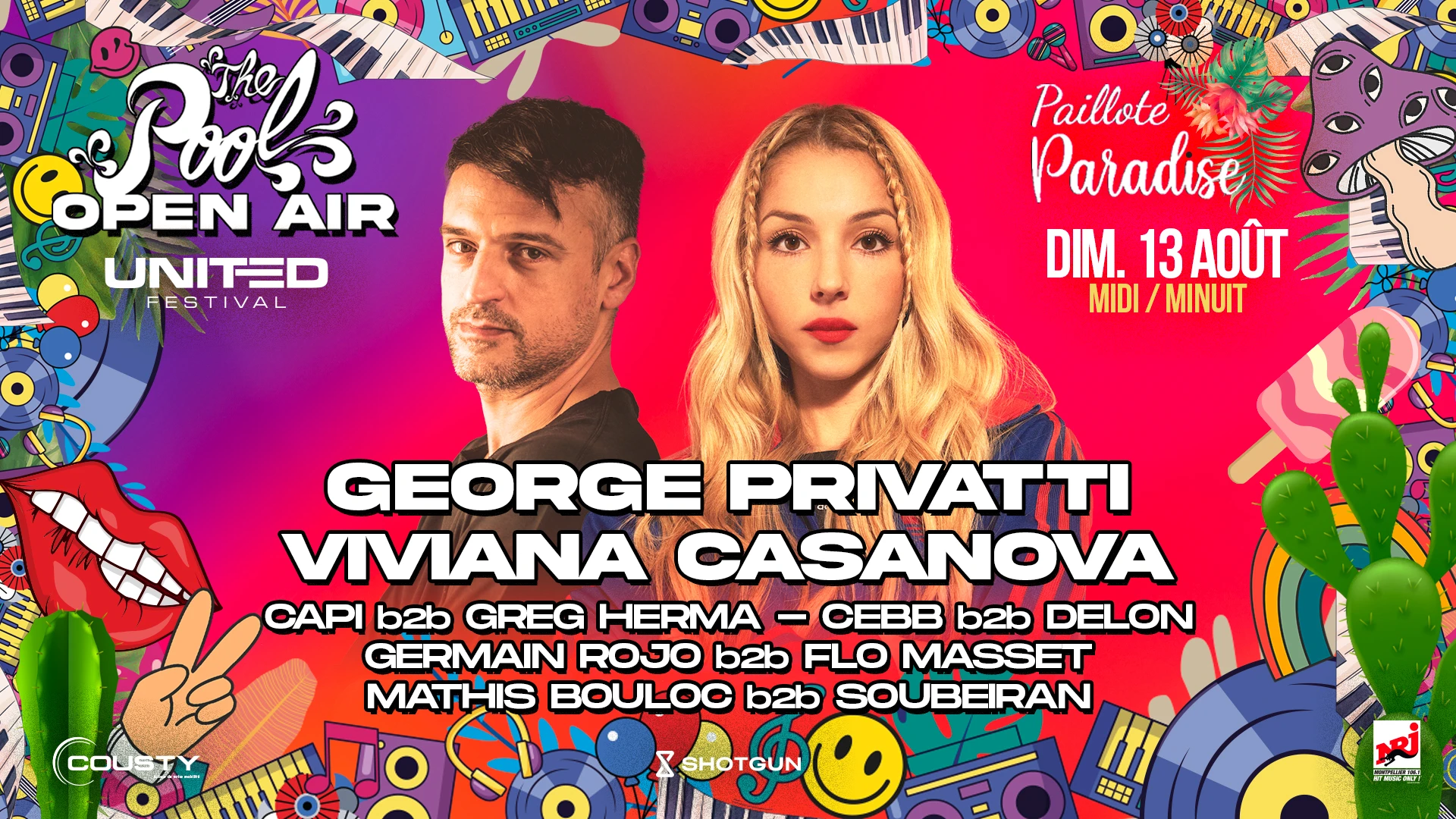 The Pool Open Air : George Privatti - Viviana Casanova