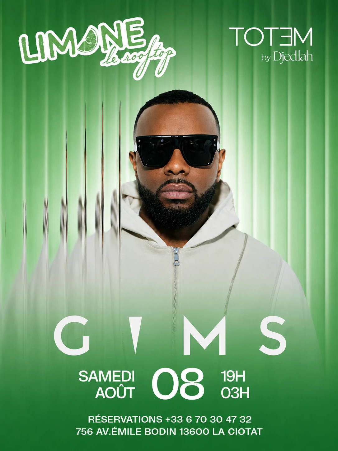 Limone Rooftop X Showcase Gims Samedi 08.08