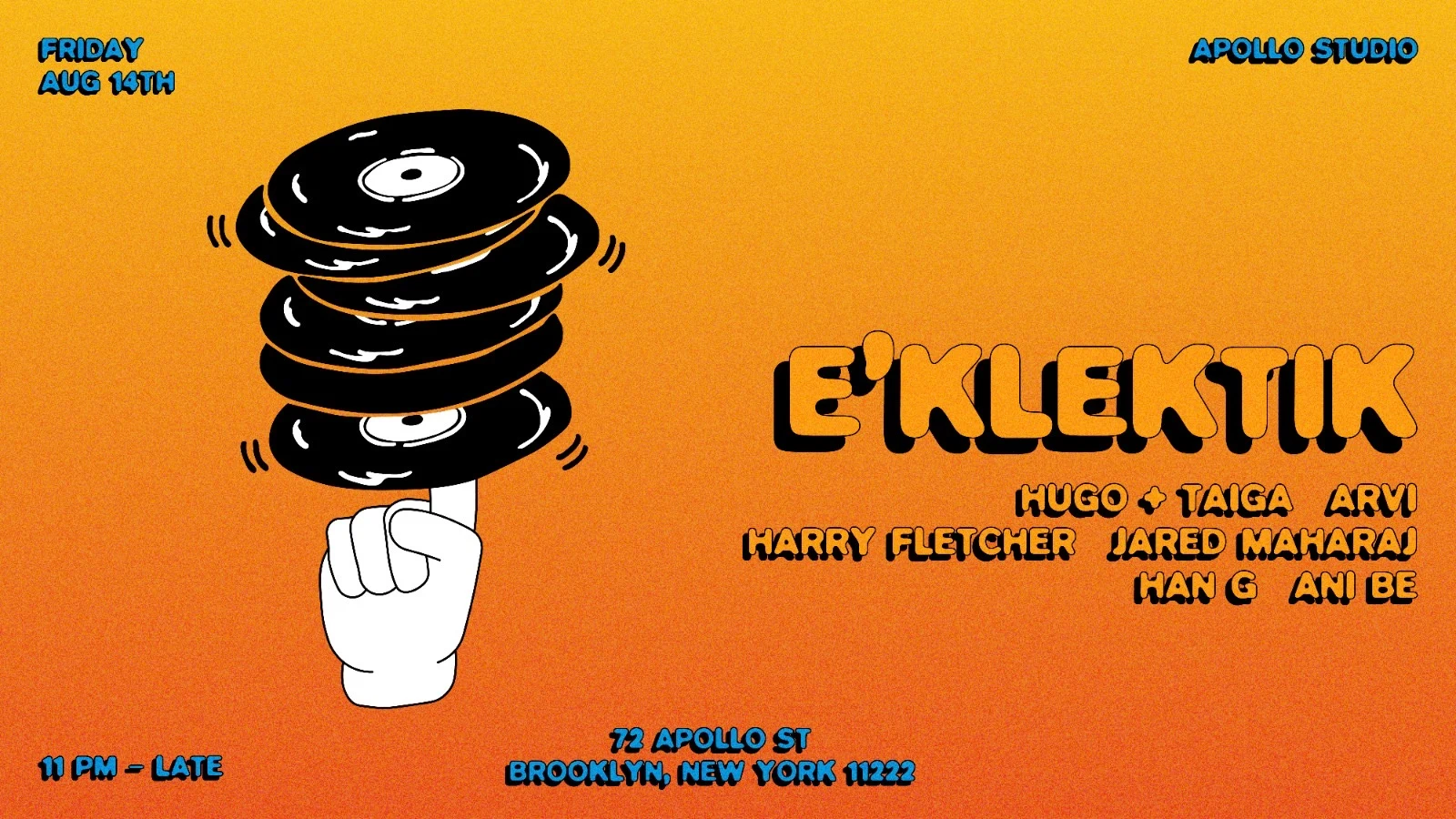 Apollo Studio Presents E'klektik