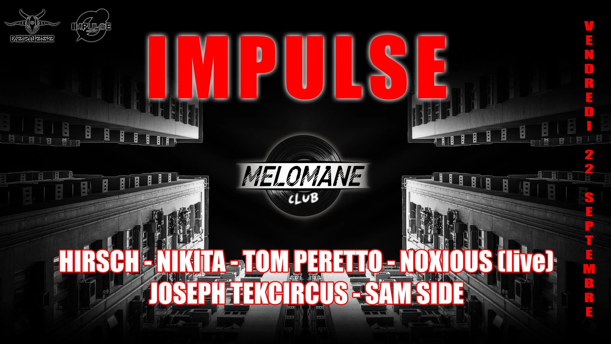 Impulse W/ Hirsch (Karnage) - Noxious Live... @ Melomane