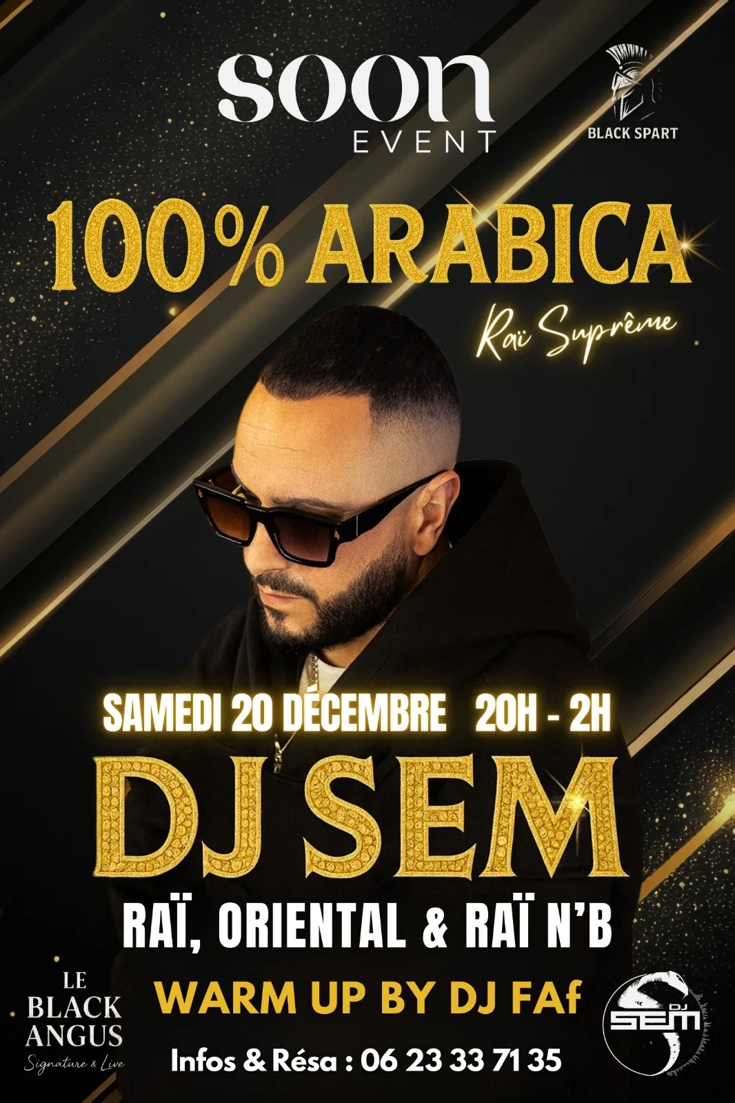 100% Arabica - Raï, Oriental, Raï N’B By Soon Event X Dj Sem