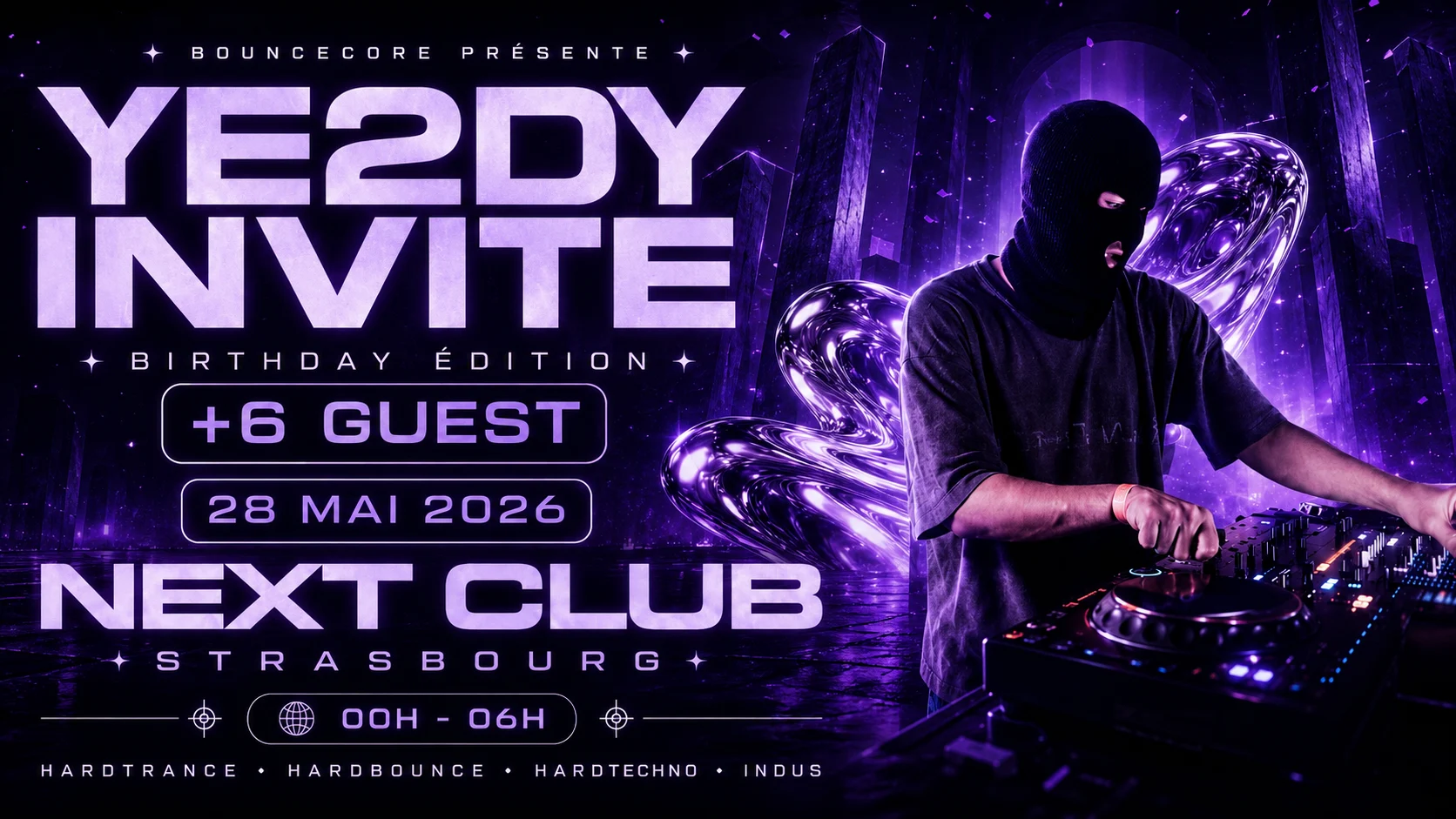 Ye2dy Invite - Strasbourg