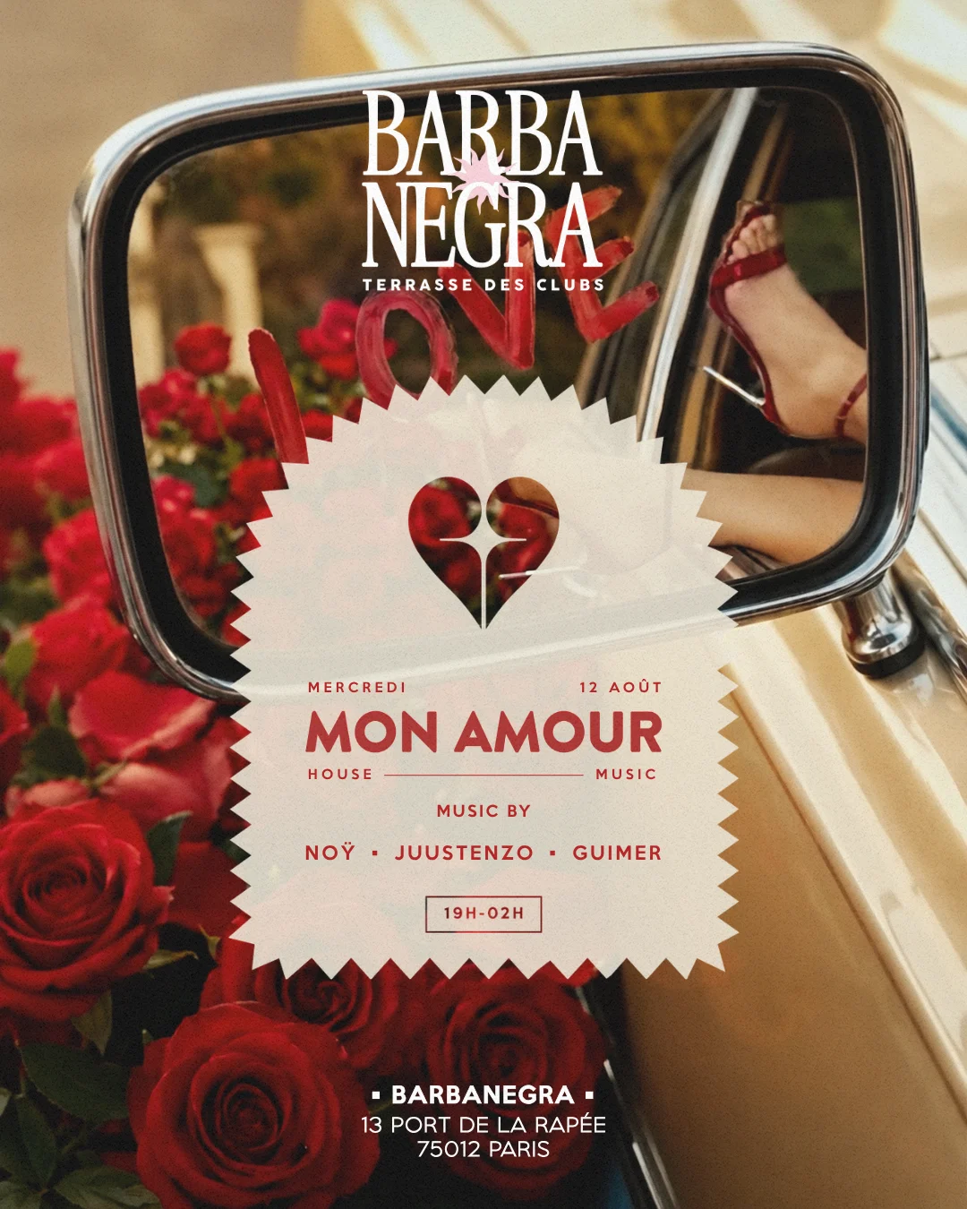 Mon Amour X Barbanegra - Mercredi 12 Août